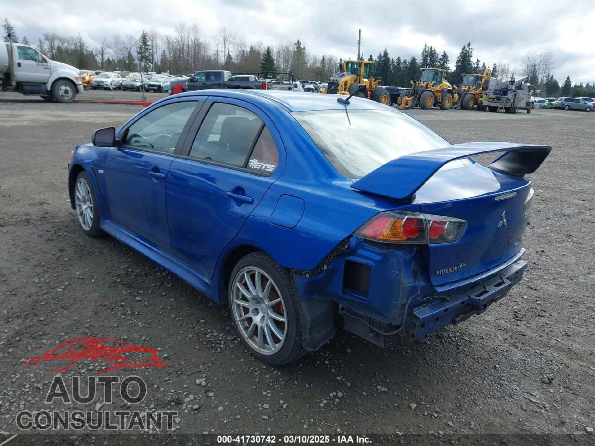MITSUBISHI LANCER EVOLUTION 2015 - JA32W8FV4FU012578