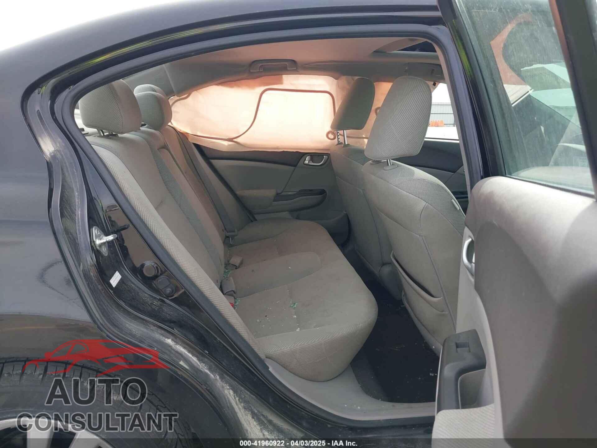 HONDA CIVIC 2012 - JHMFB2F84CS002015