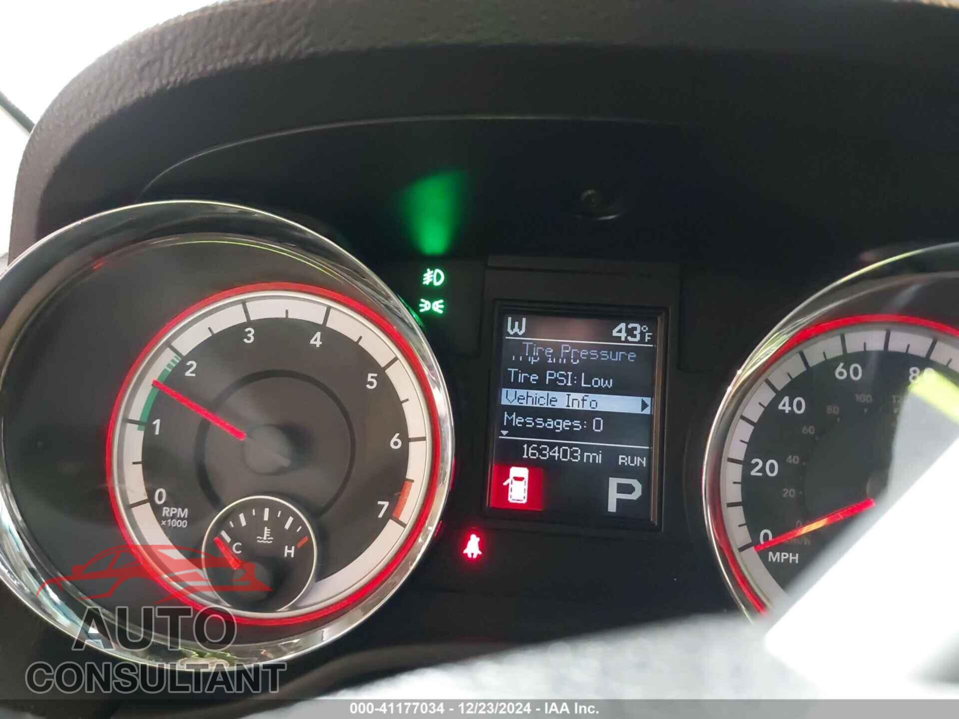 DODGE DURANGO 2011 - 1D4RD4GG9BC725073