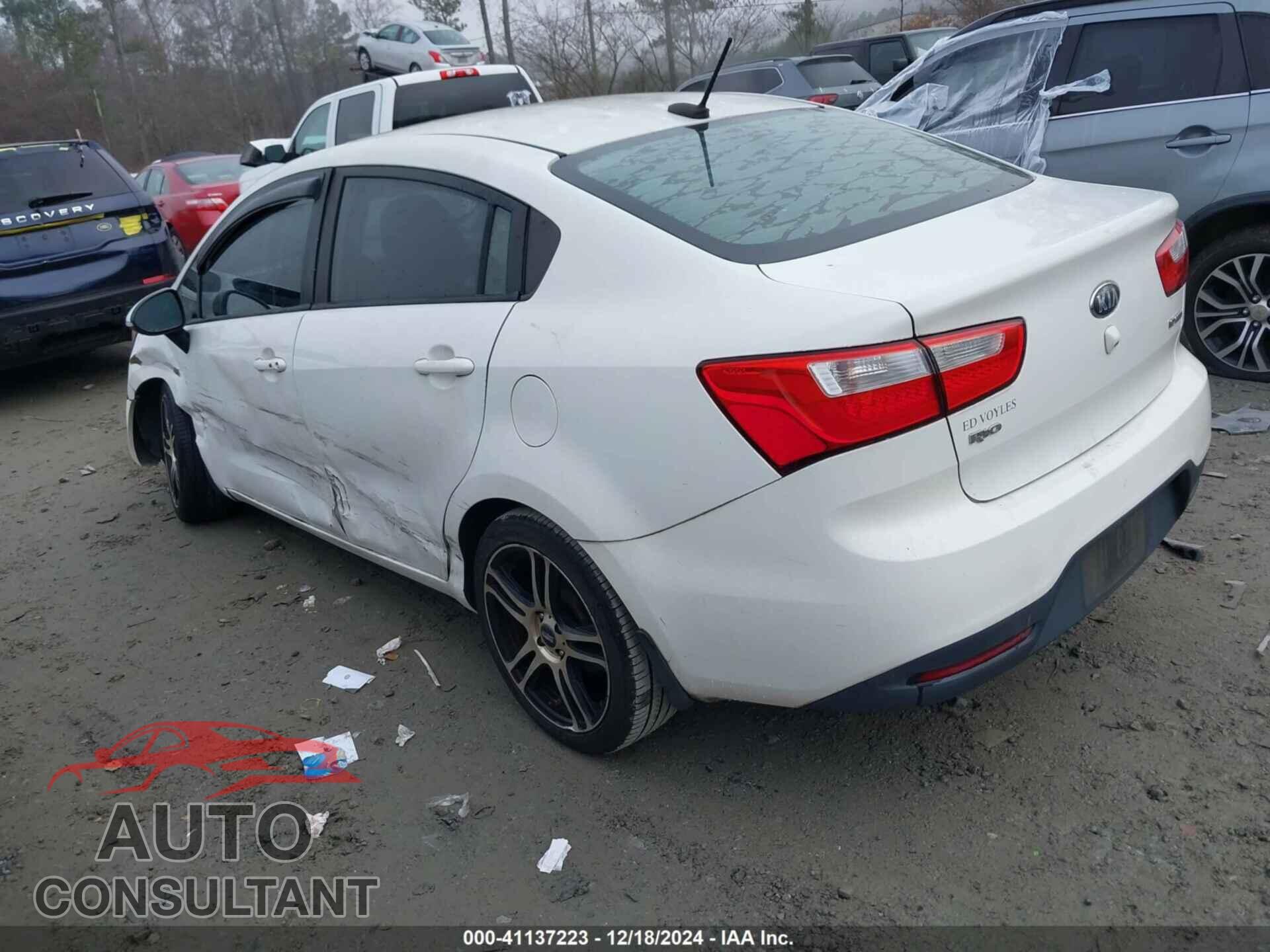KIA RIO 2013 - KNADN4A35D6187965
