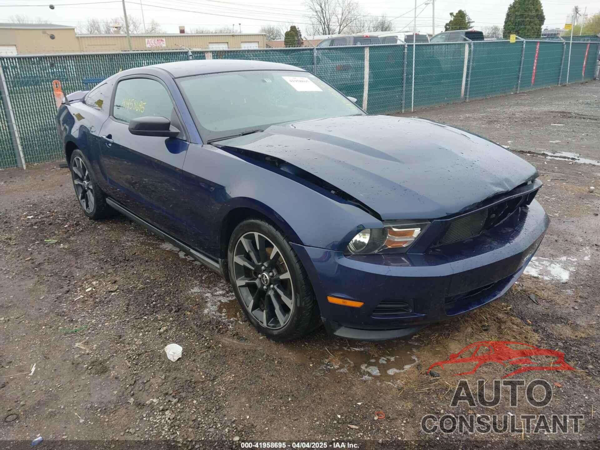FORD MUSTANG 2012 - 1ZVBP8AM8C5278069