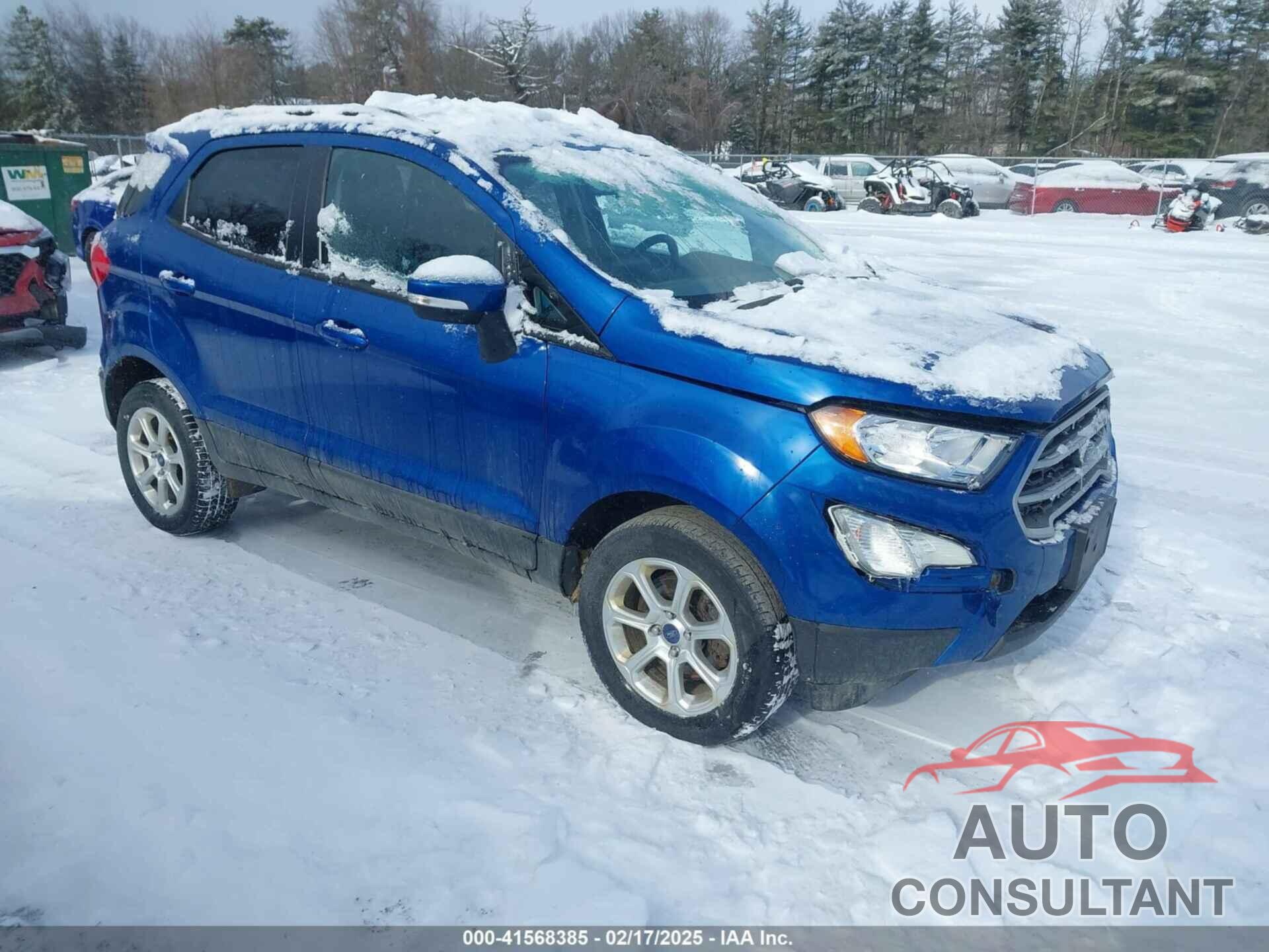 FORD ECOSPORT 2018 - MAJ6P1UL8JC245814