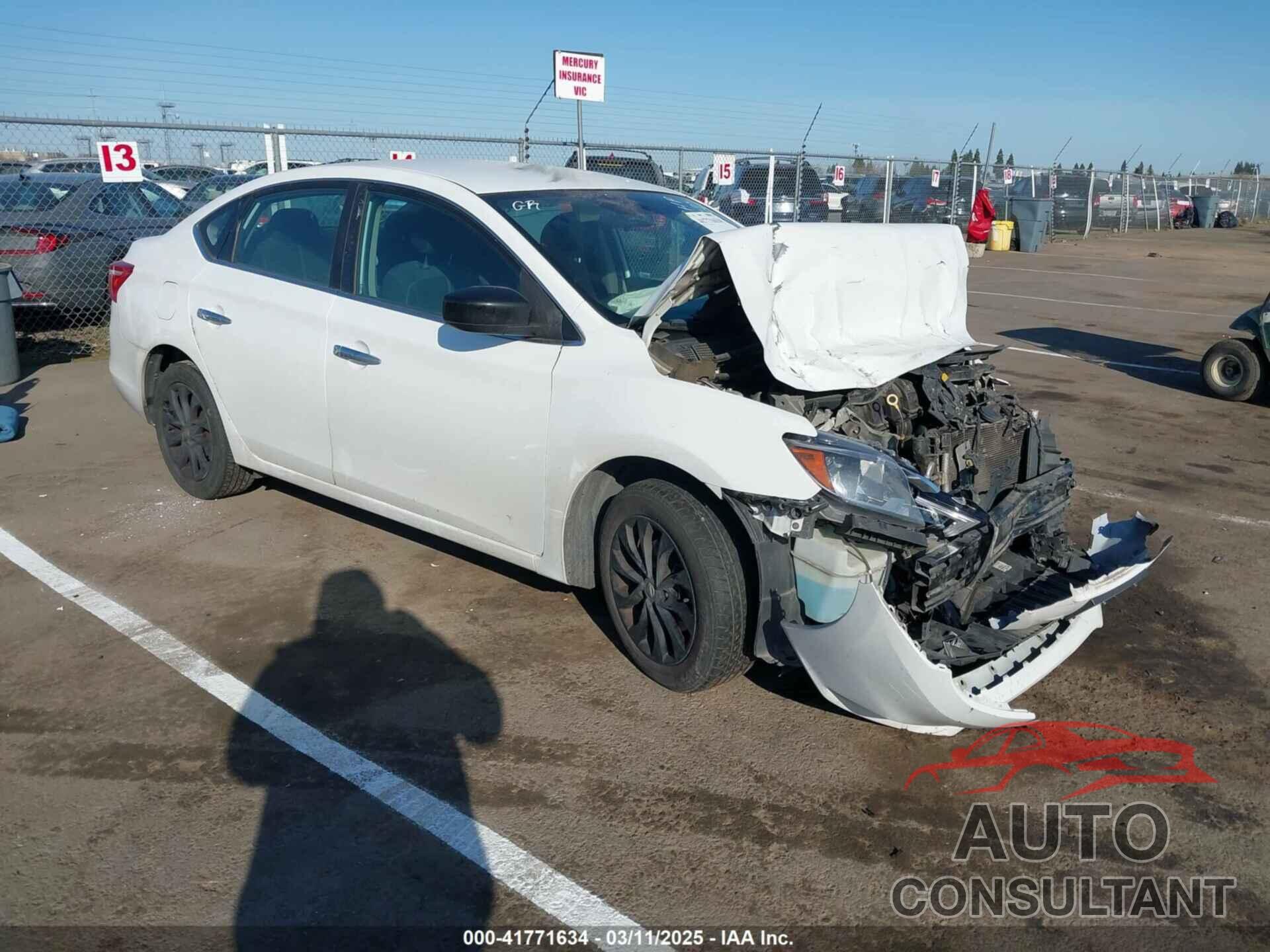 NISSAN SENTRA 2018 - 3N1AB7AP3JY302587