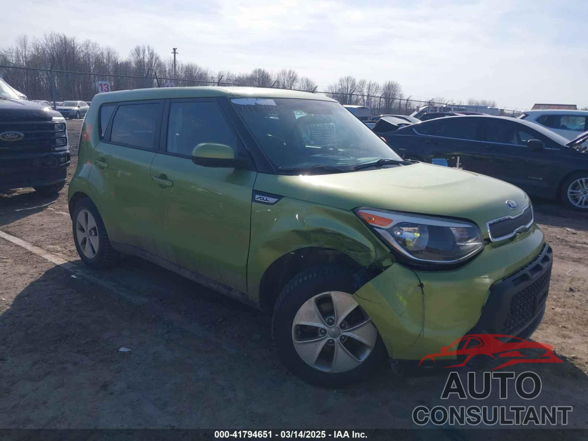 KIA SOUL 2016 - KNDJN2A2XG7829340