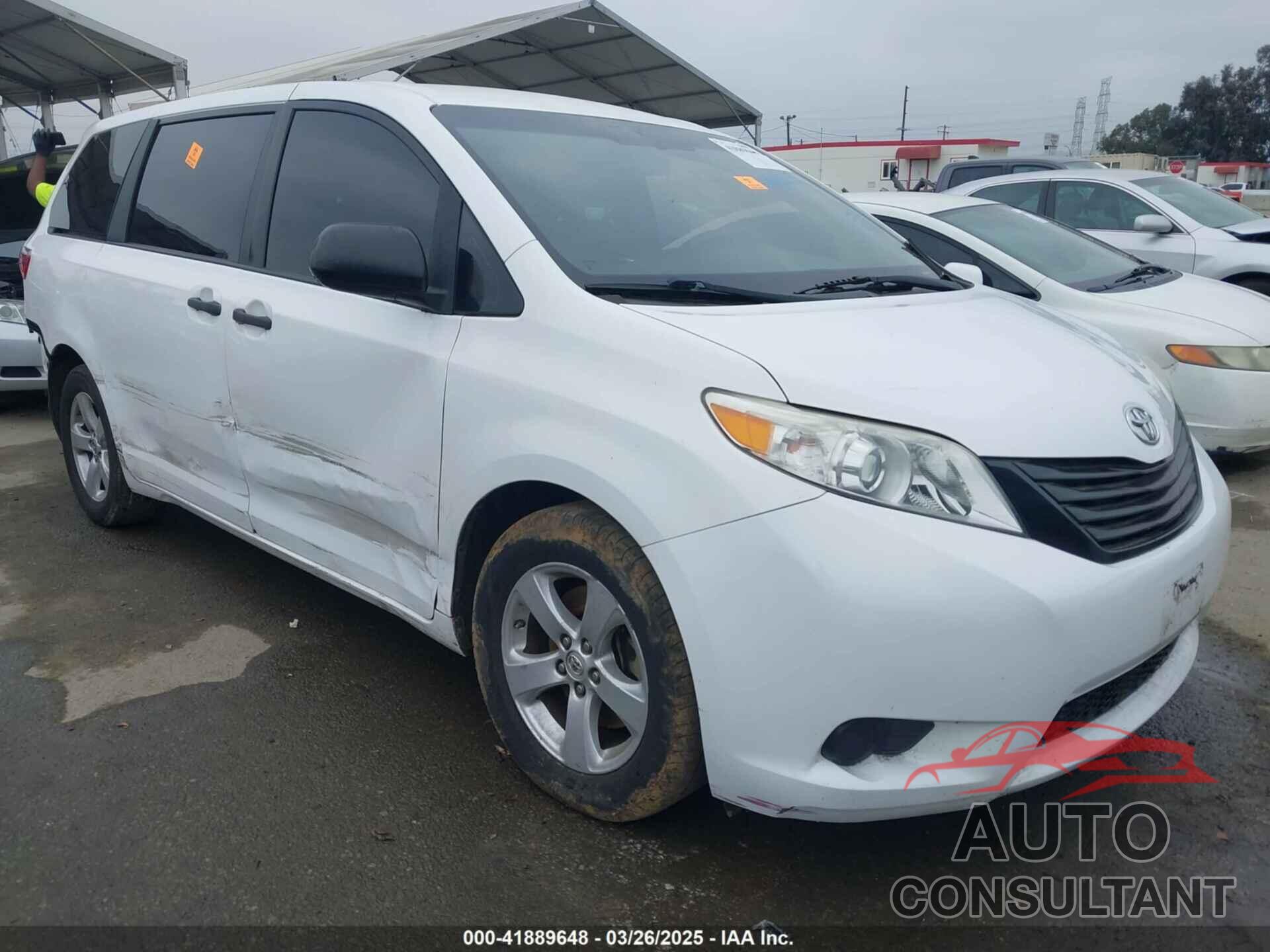 TOYOTA SIENNA 2017 - 5TDZZ3DC1HS782126