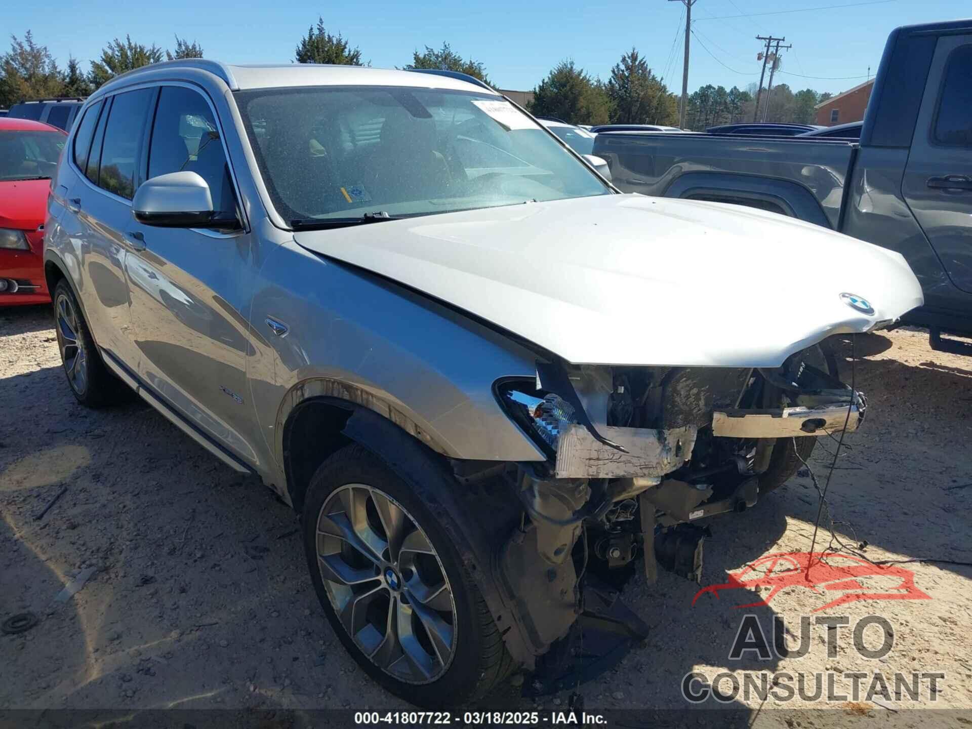BMW X3 2017 - 5UXWX9C32H0W75875