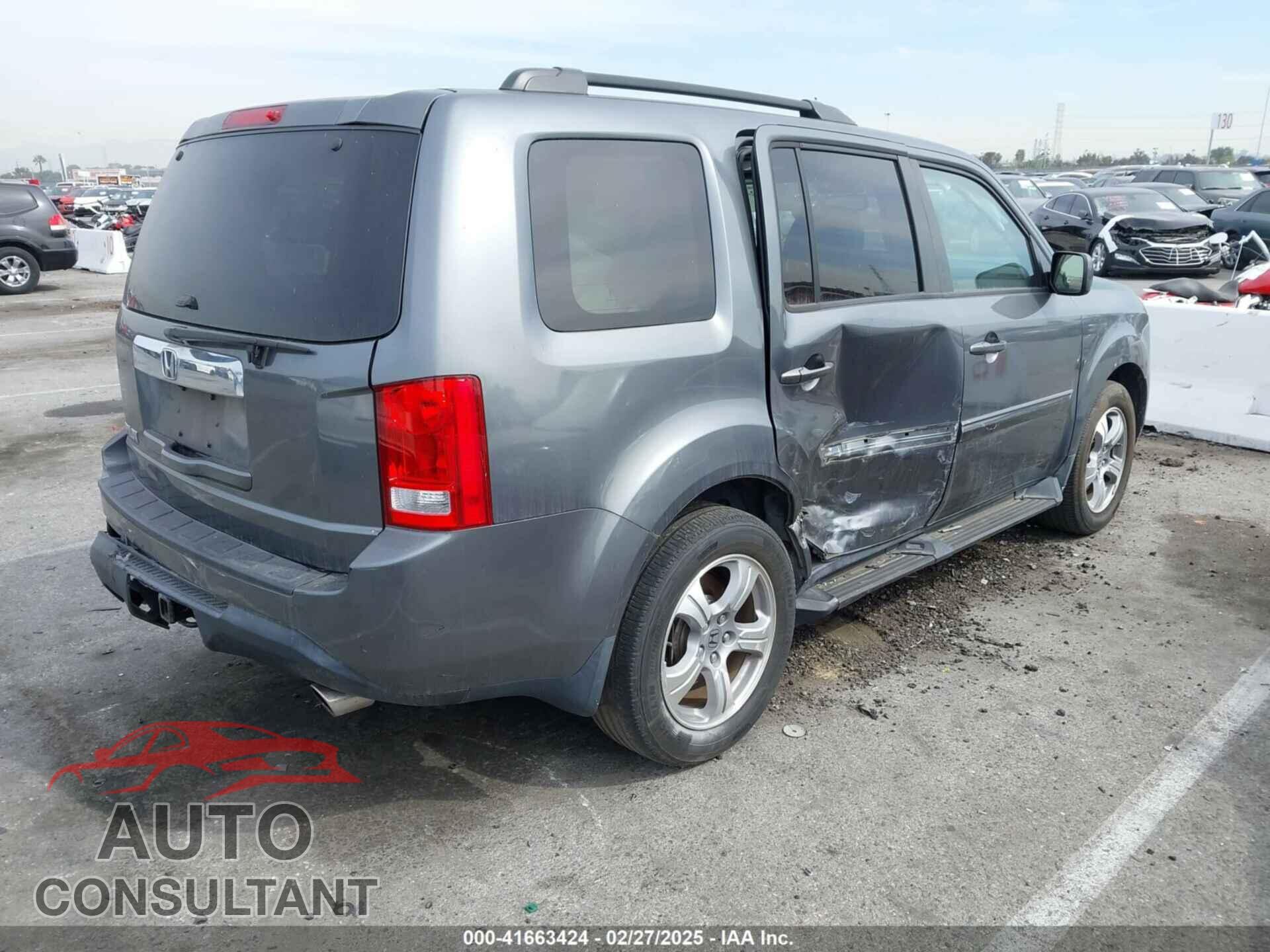 HONDA PILOT 2013 - 5FNYF3H54DB010833