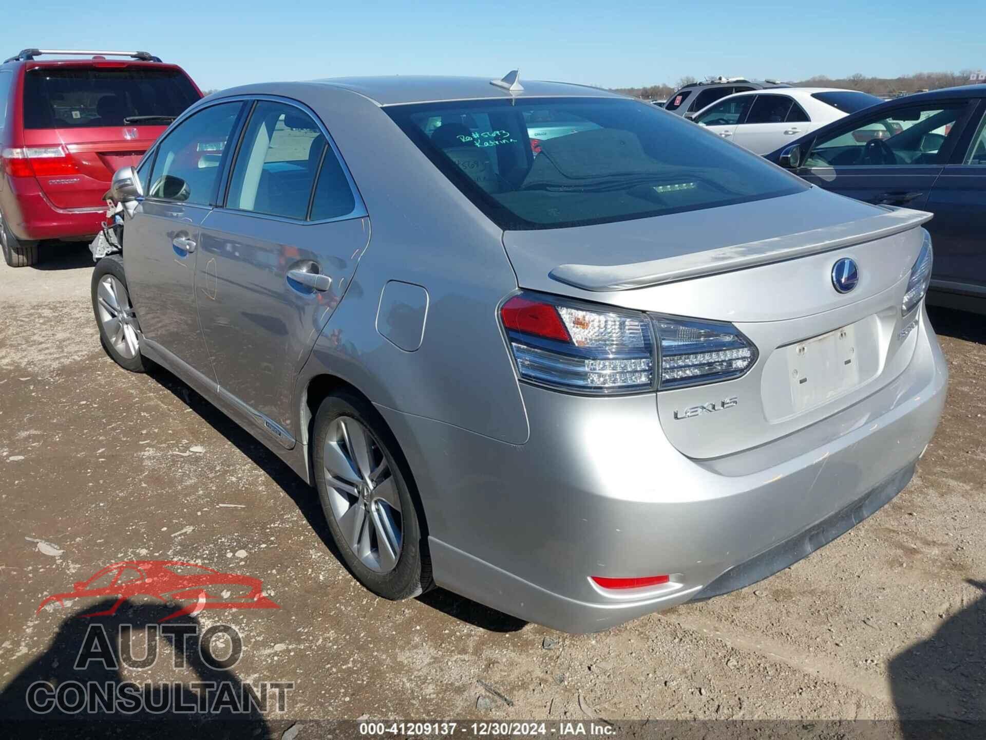 LEXUS HS 250H 2010 - JTHBB1BA8A2000718