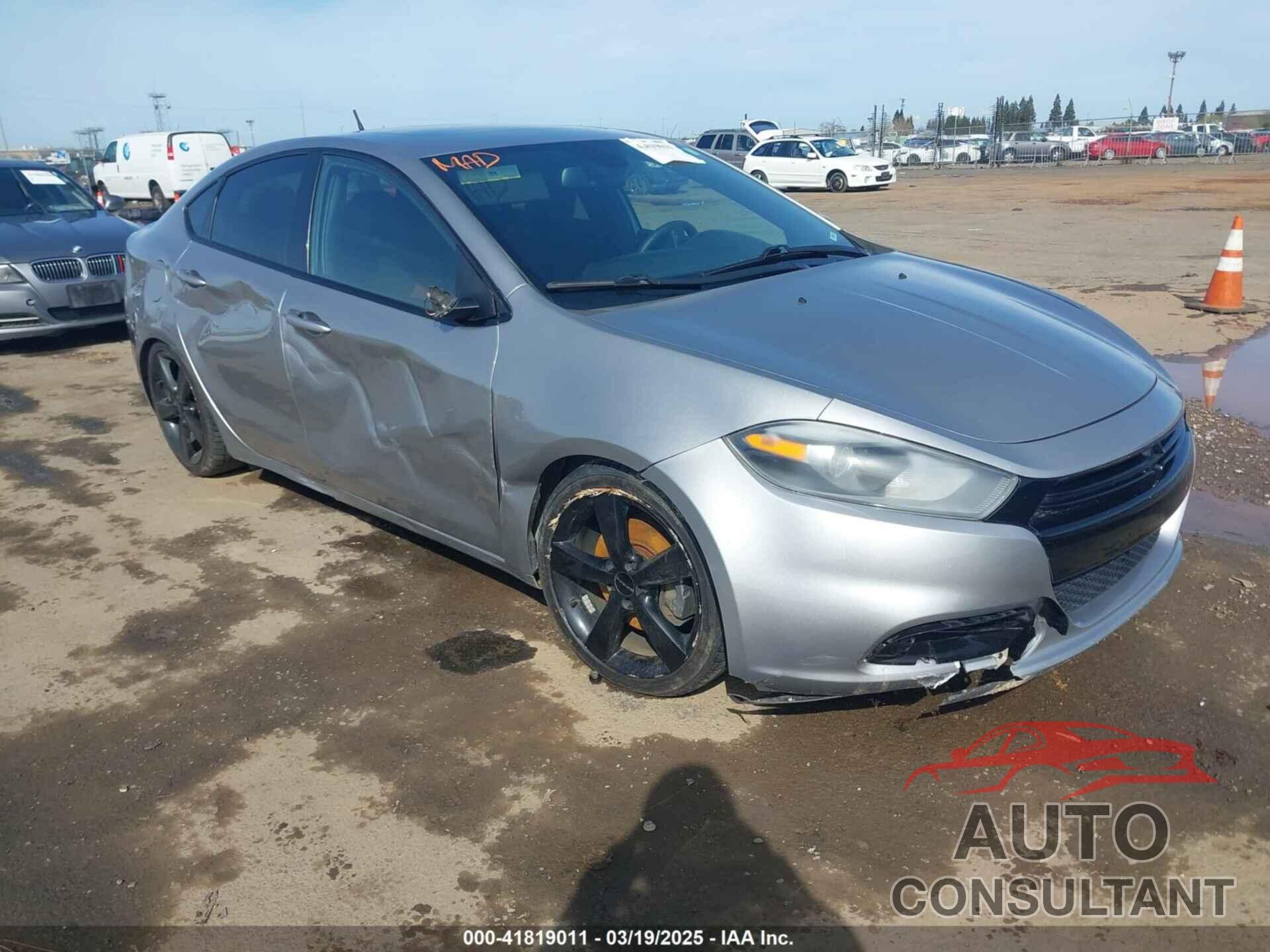 DODGE DART 2015 - 1C3CDFBB5FD407191