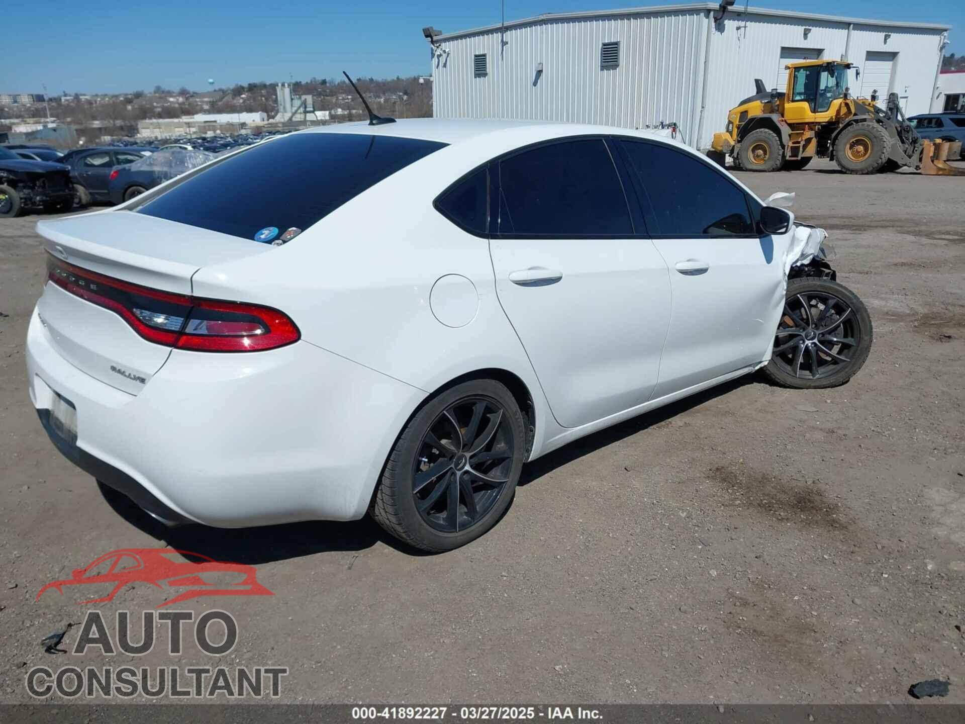 DODGE DART 2015 - 1C3CDFBB0FD237886