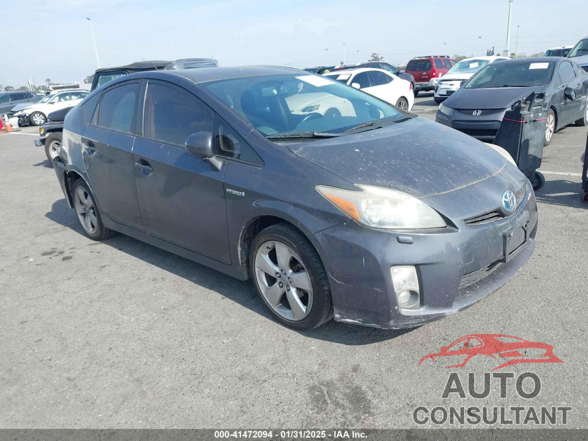 TOYOTA PRIUS 2010 - JTDKN3DUXA0038216