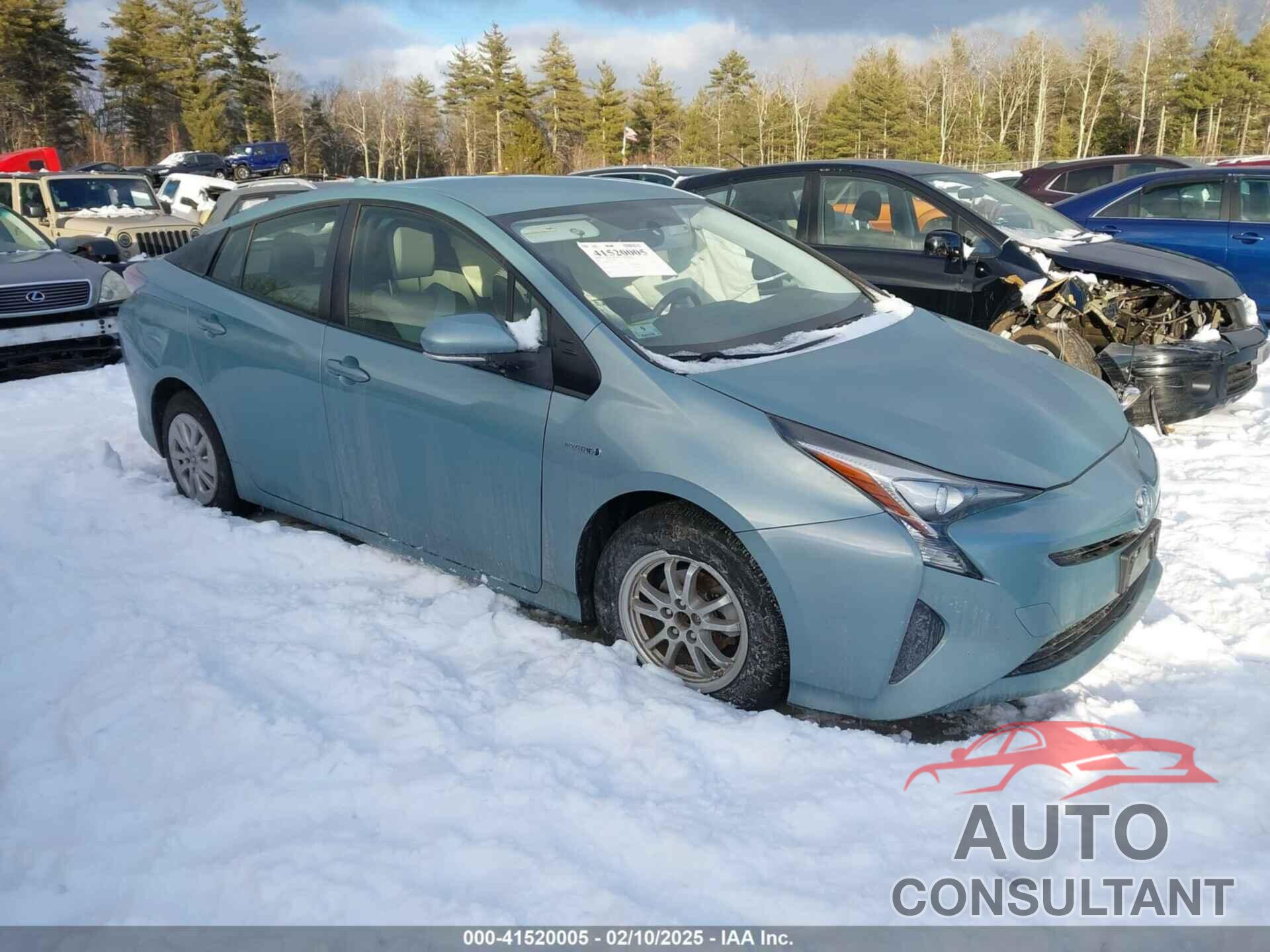 TOYOTA PRIUS 2016 - JTDKBRFU4G3017233