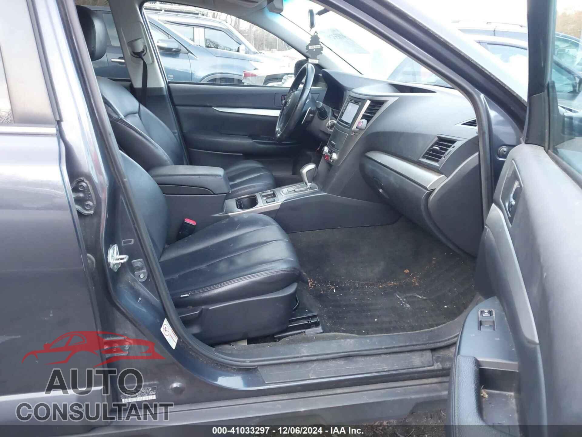 SUBARU OUTBACK 2012 - 4S4BRBCC6C3287357