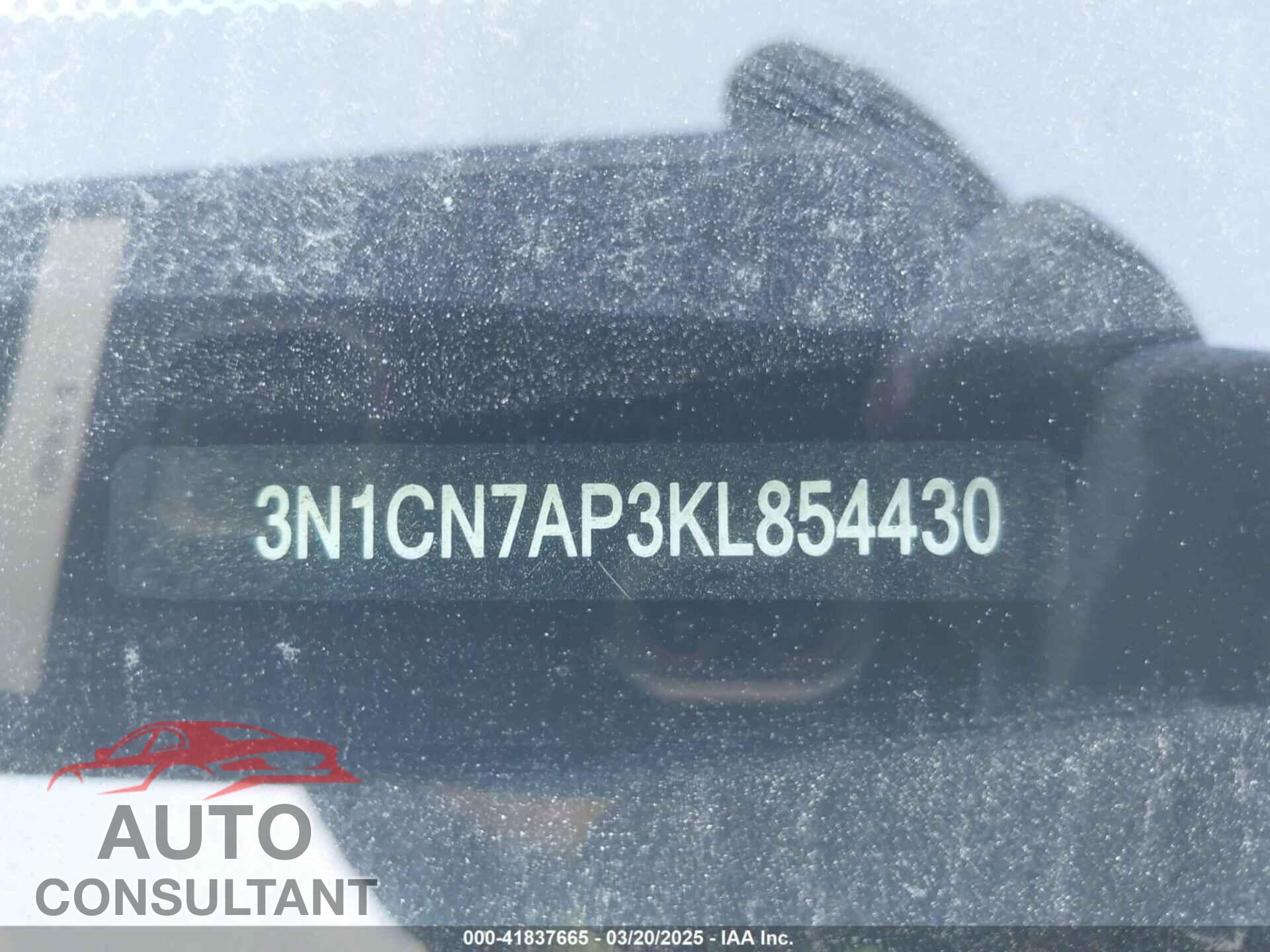 NISSAN VERSA 2019 - 3N1CN7AP3KL854430