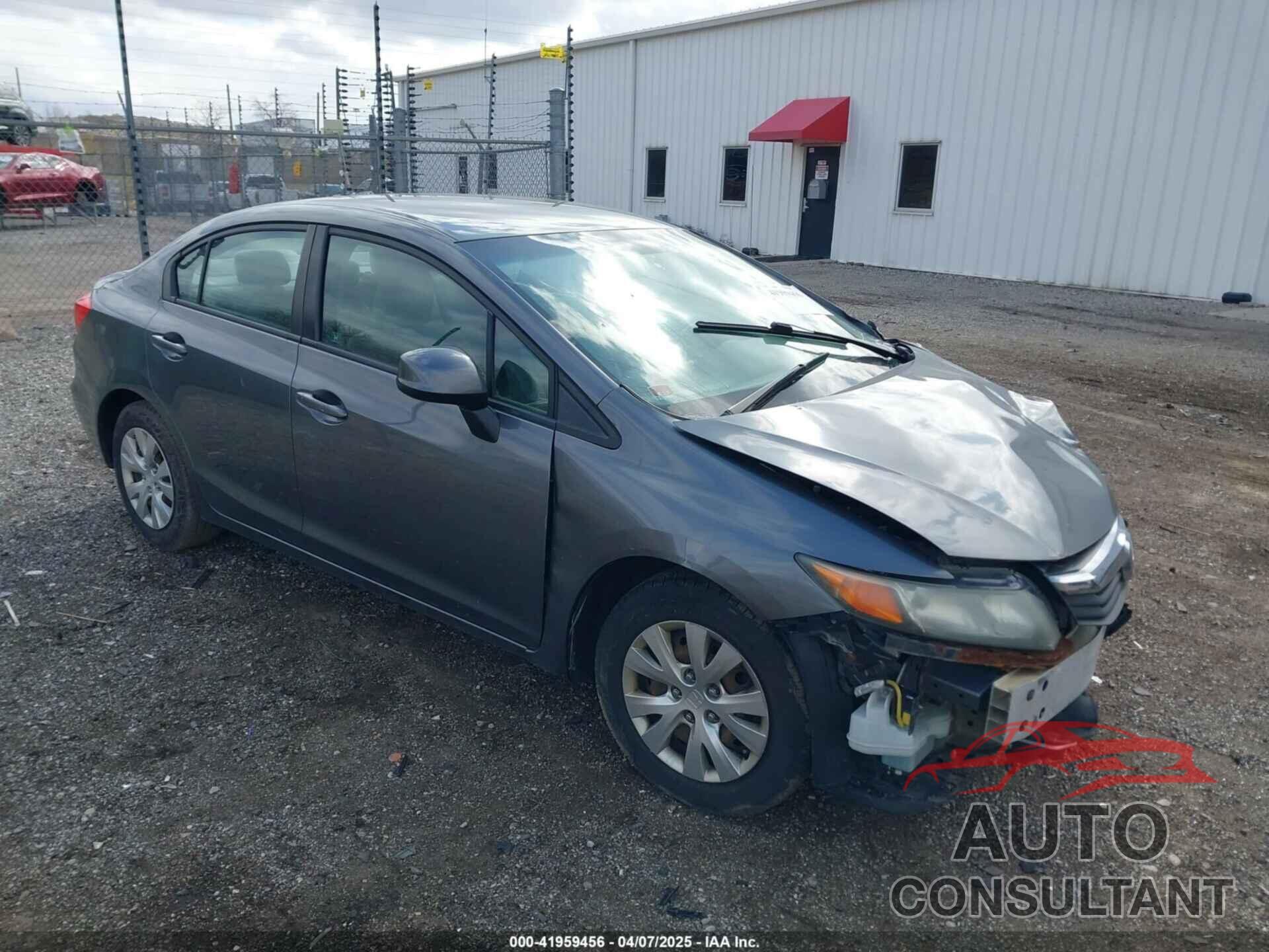 HONDA CIVIC 2012 - 19XFB2F55CE007783