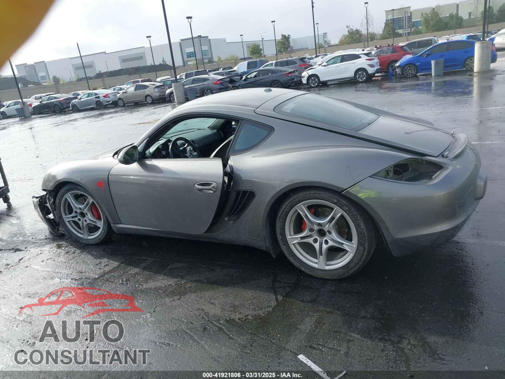 PORSCHE CAYMAN 2012 - WP0AA2A88CS760106