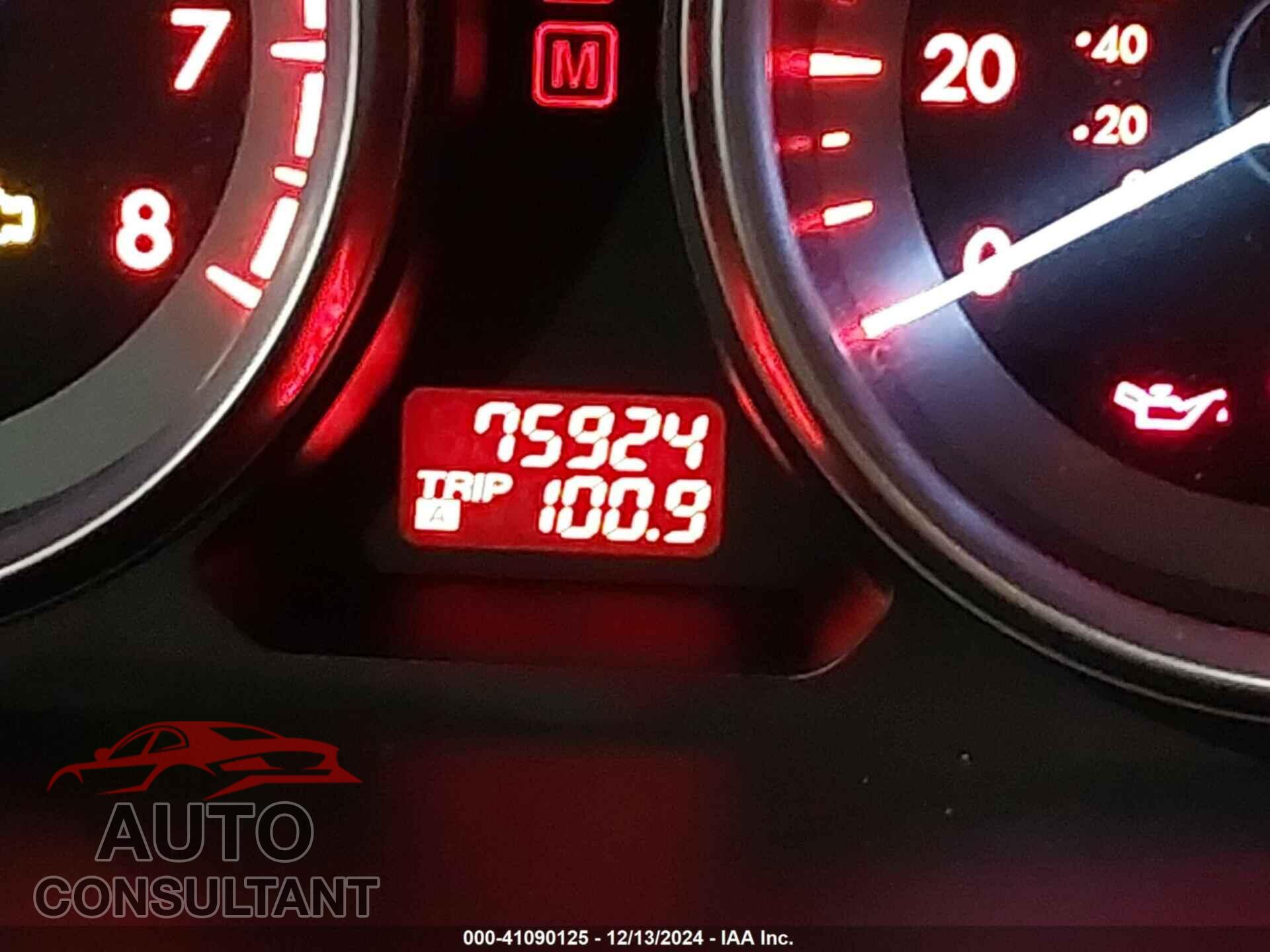 MAZDA CX-9 2012 - JM3TB2CA2C0352368
