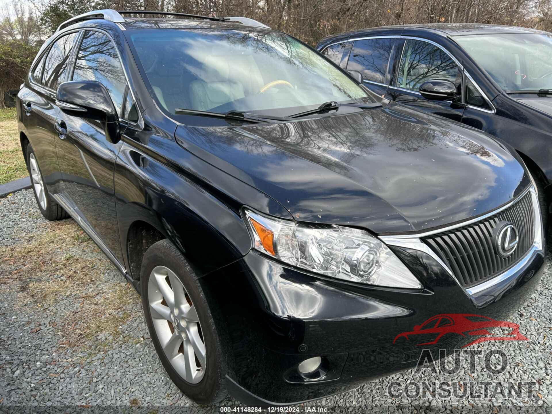 LEXUS RX 2010 - 2T2ZK1BA8AC032419