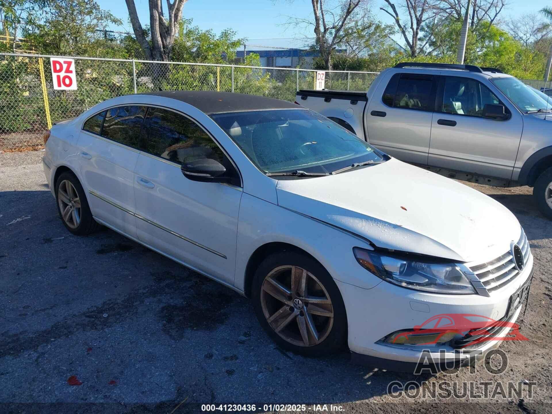 VOLKSWAGEN CC 2013 - WVWBN7AN6DE563768