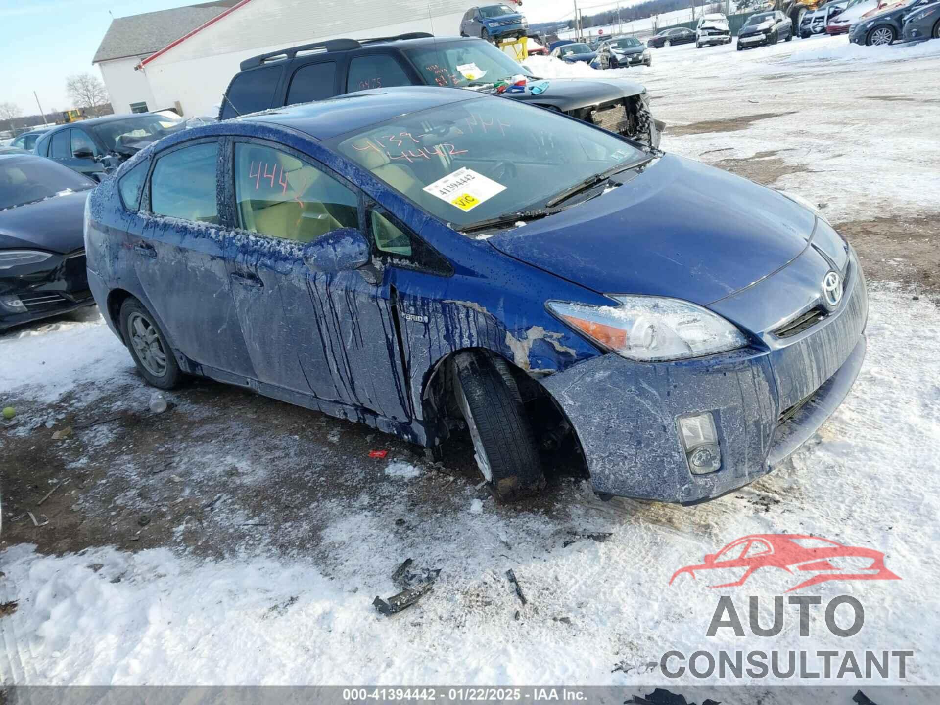 TOYOTA PRIUS 2010 - JTDKN3DU0A0049855