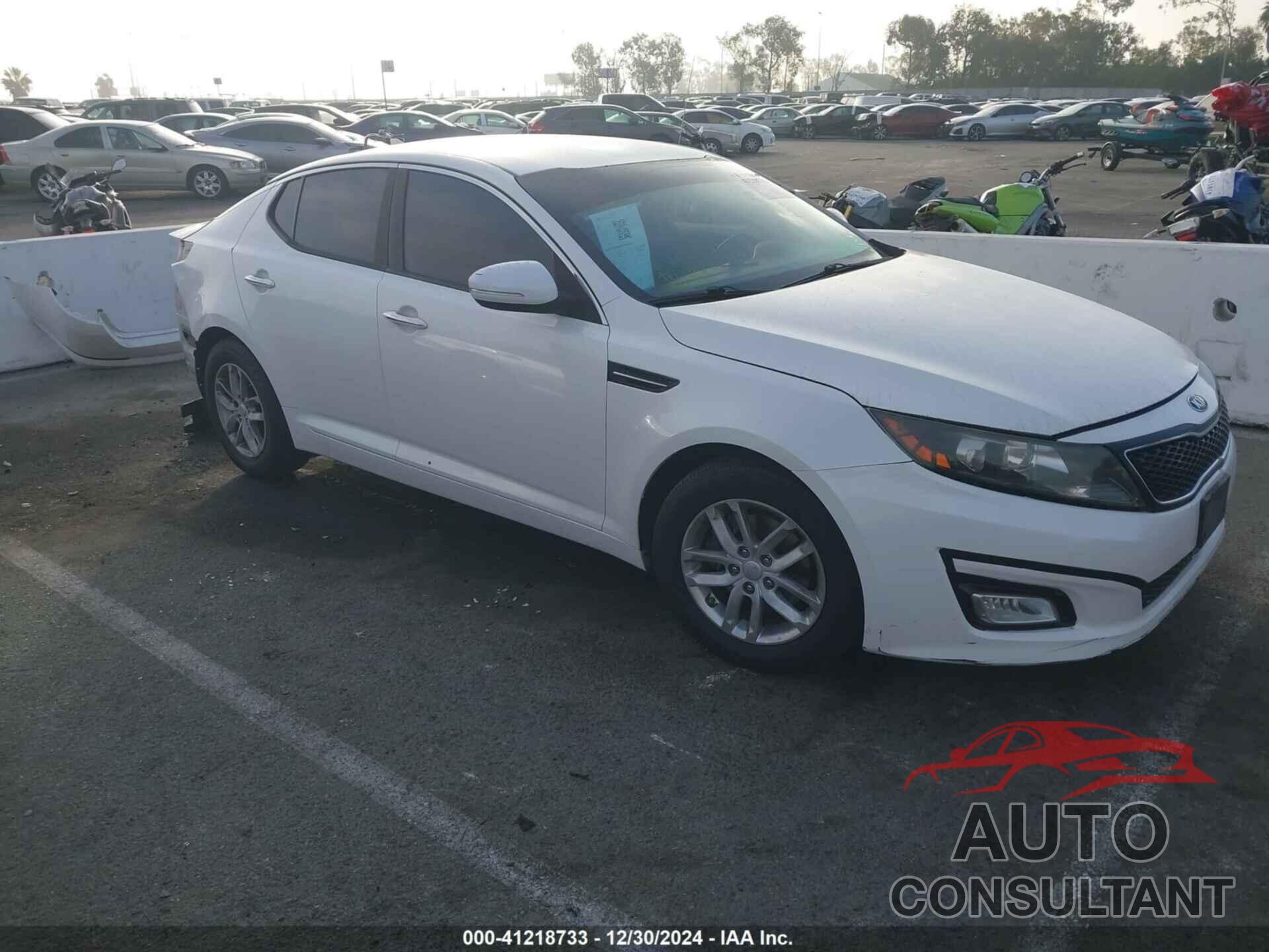 KIA OPTIMA 2012 - 5XXGM4A76CG033853