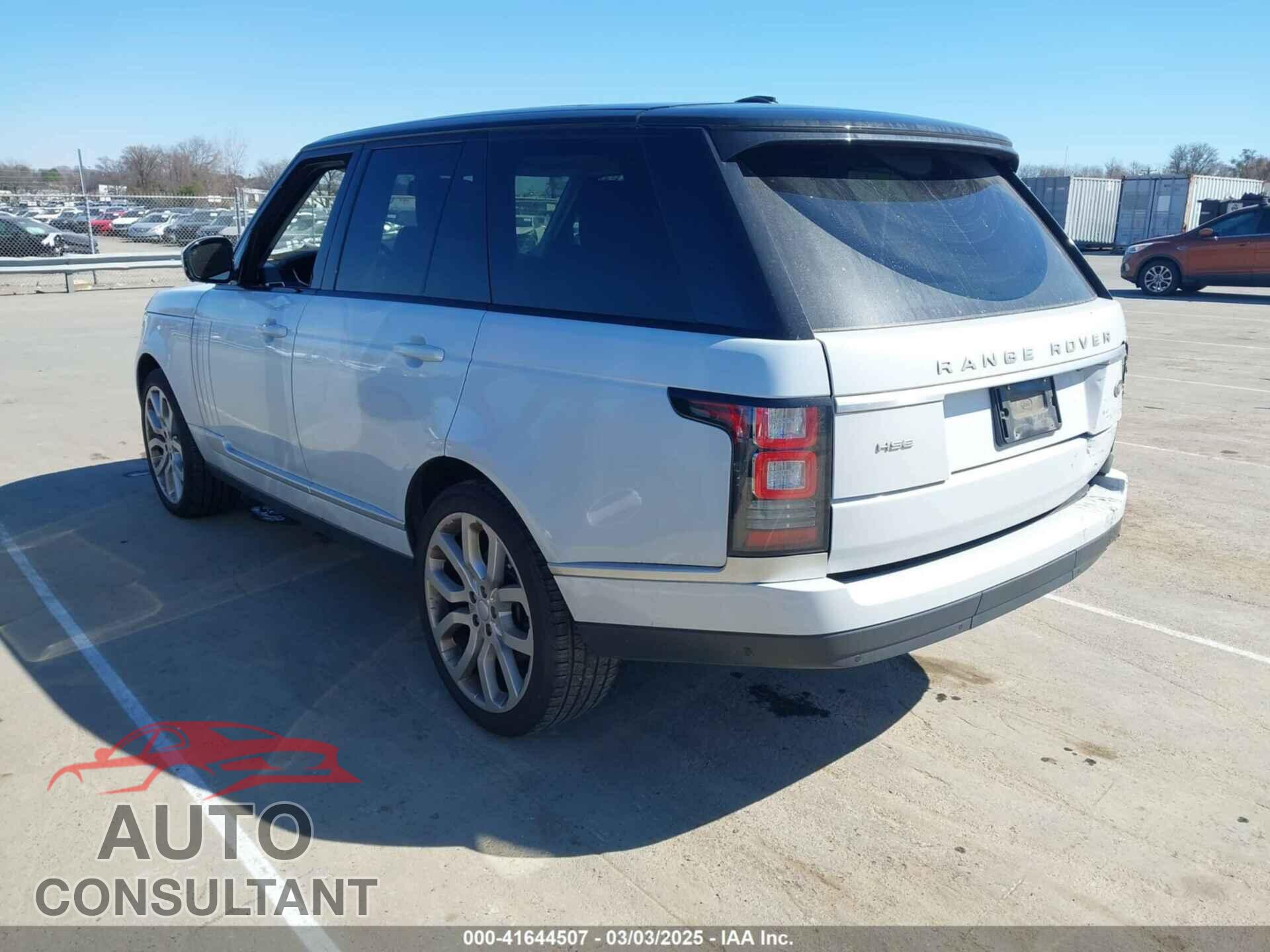 LAND ROVER RANGE ROVER 2015 - SALGS2VF4FA238480