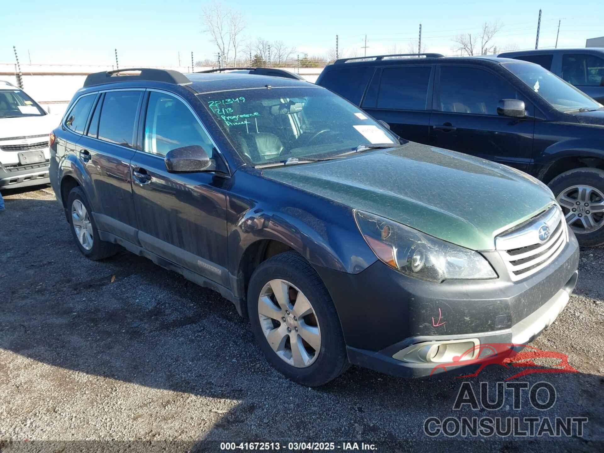 SUBARU OUTBACK 2010 - 4S4BRDKC5A2371749