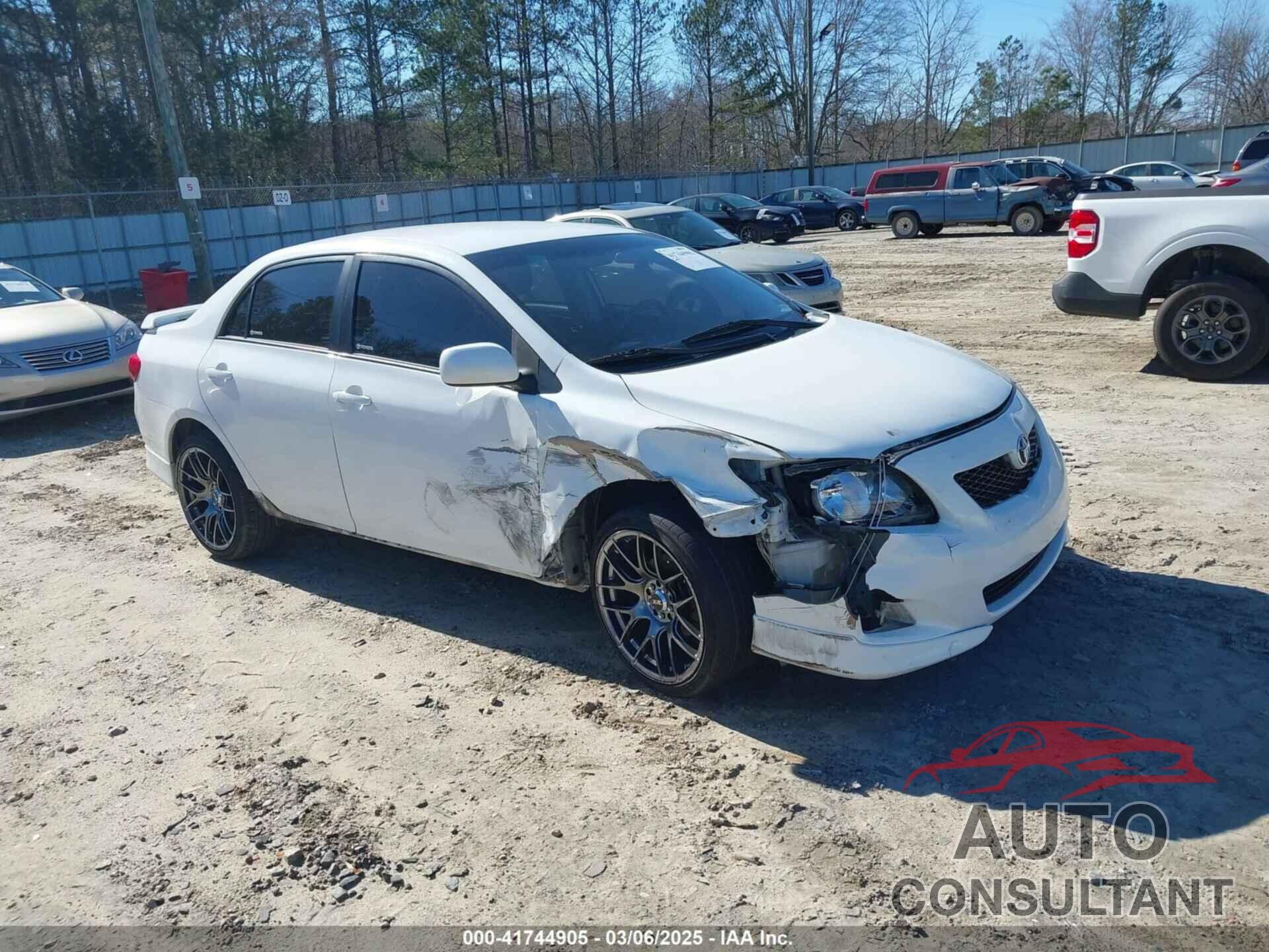 TOYOTA COROLLA 2009 - 2T1BU40E69C116631