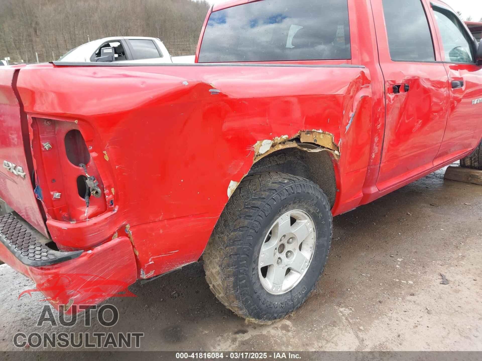 DODGE RAM 1500 2012 - 1C6RD7KT3CS227372