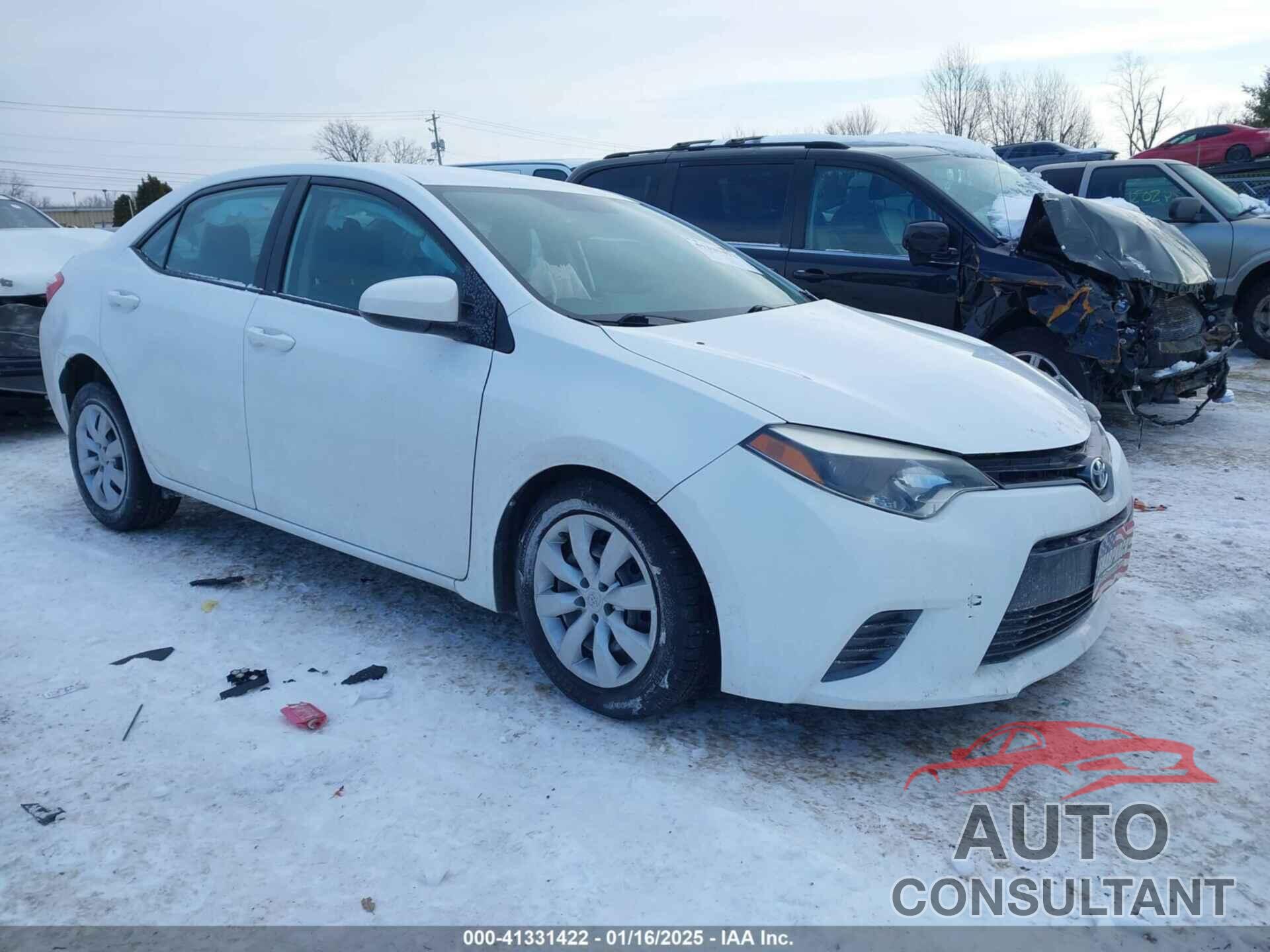 TOYOTA COROLLA 2016 - 2T1BURHEXGC498709