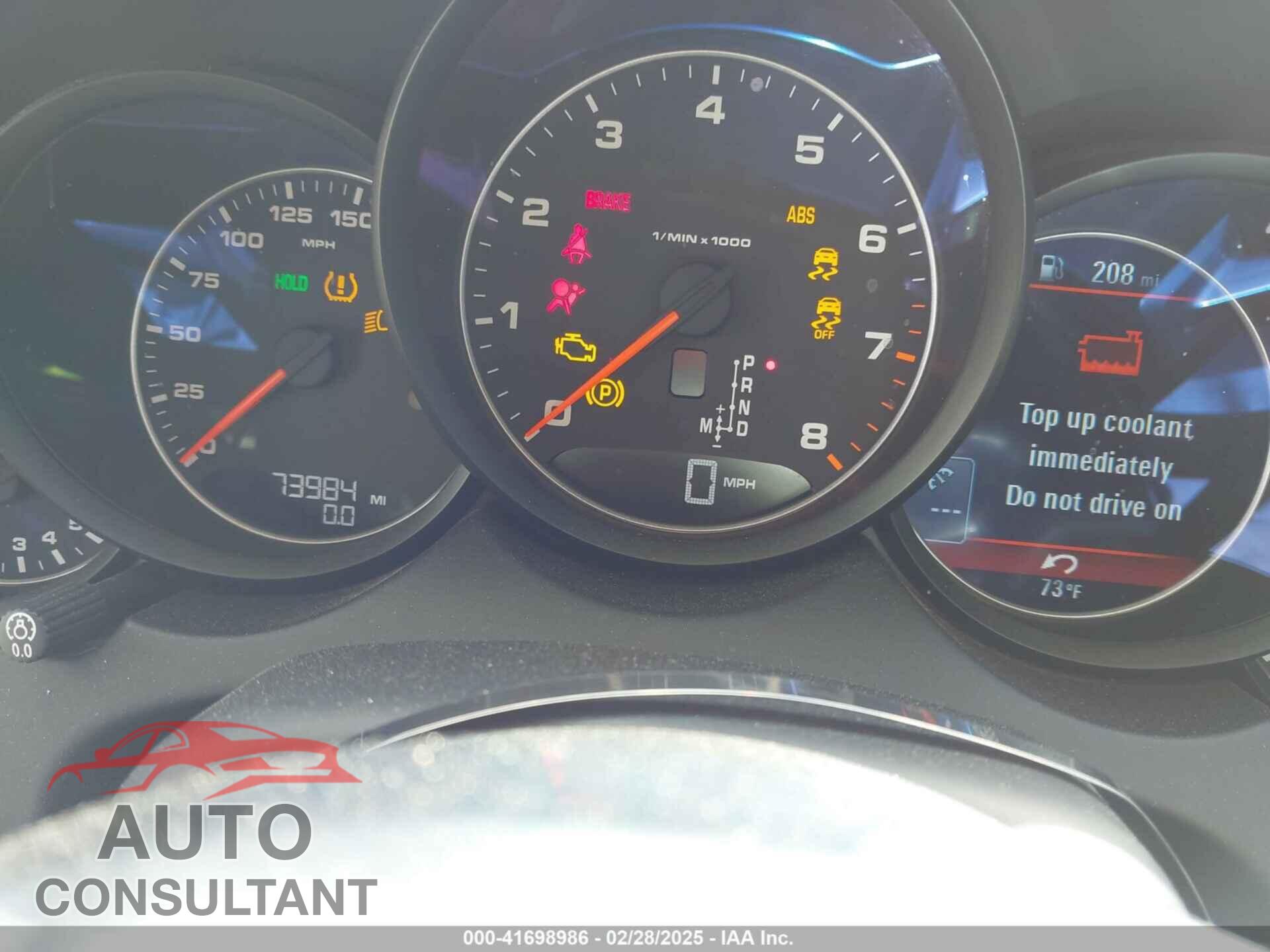 PORSCHE CAYENNE 2016 - WP1AA2A21GKA13124