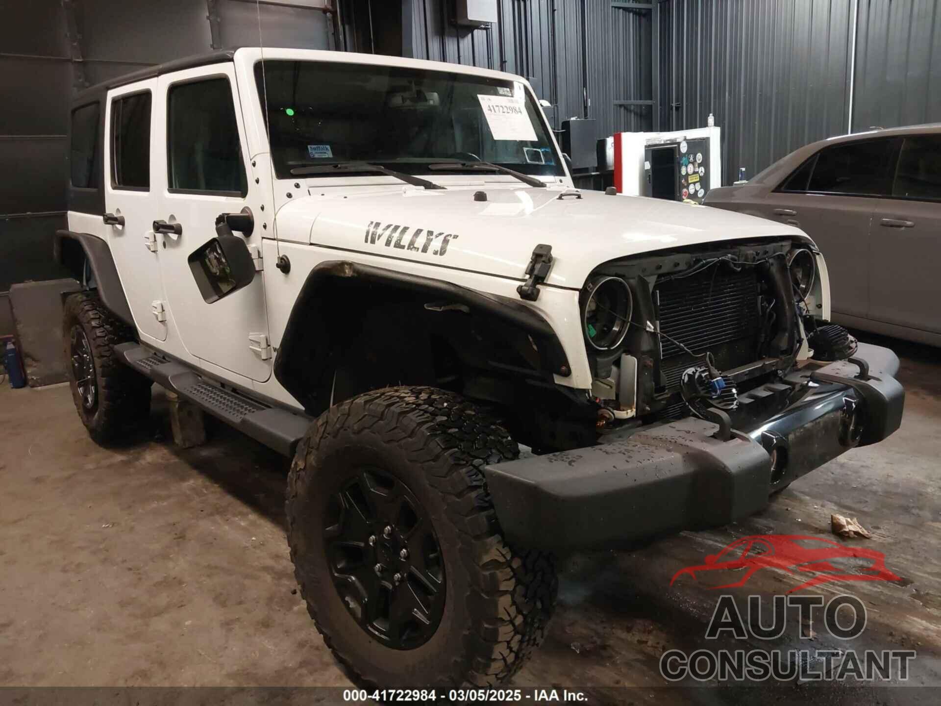 JEEP WRANGLER UNLIMITED 2017 - 1C4BJWDG7HL568580