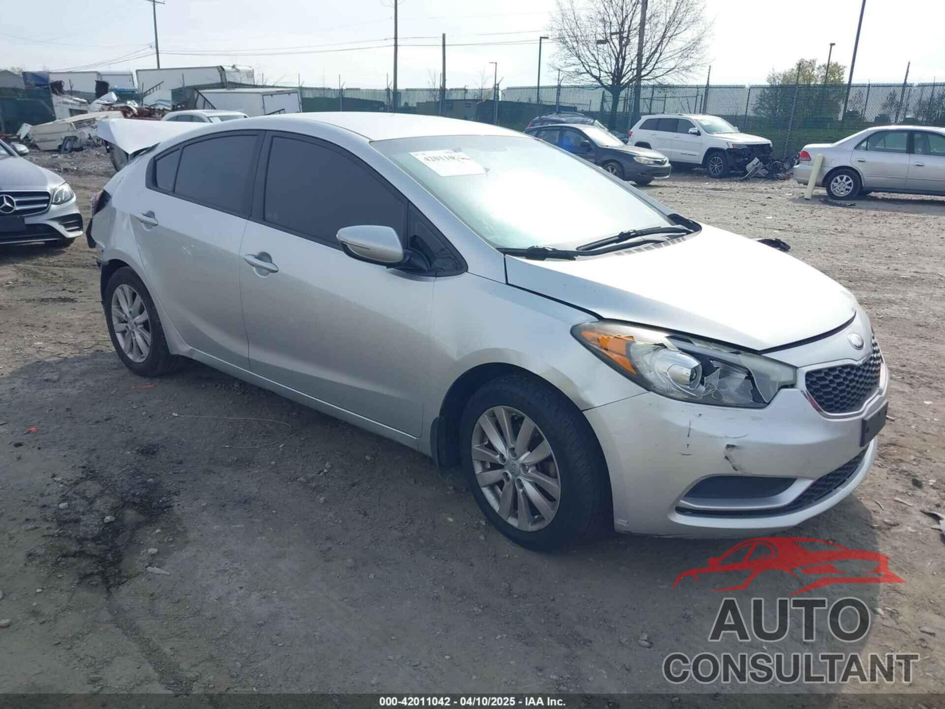 KIA FORTE 2014 - KNAFX4A61E5081257