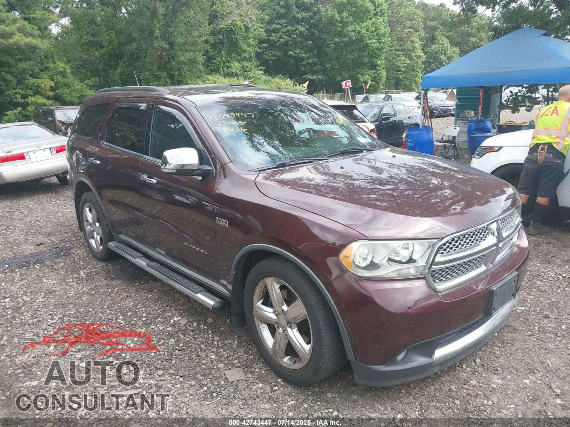 DODGE DURANGO 2012 - 1C4SDJET9CC181253
