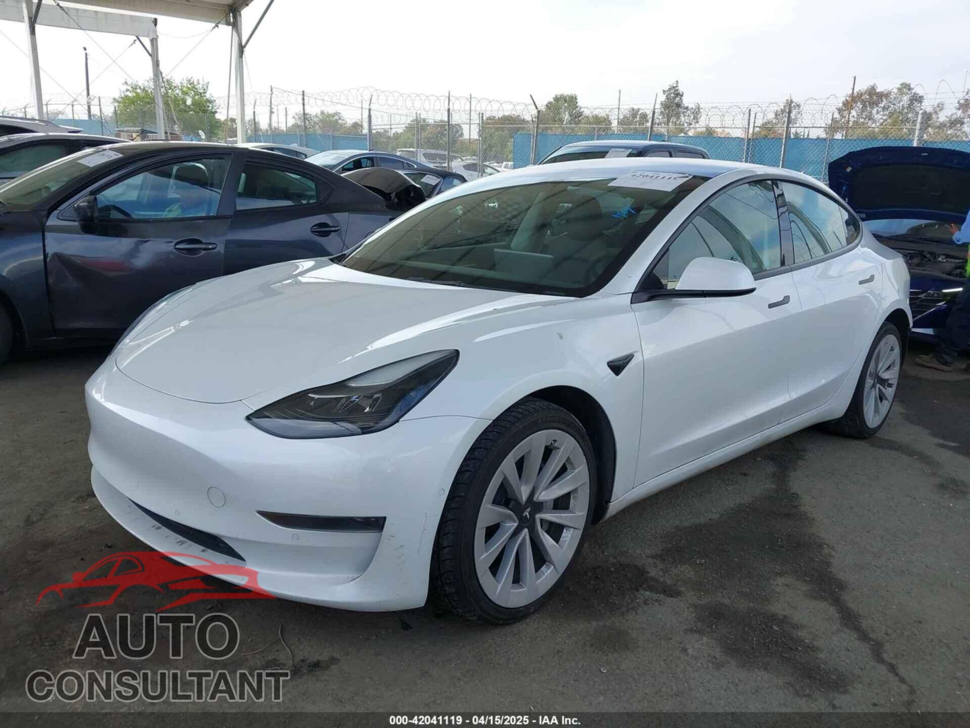 TESLA MODEL 3 2022 - 5YJ3E1EA5NF299550