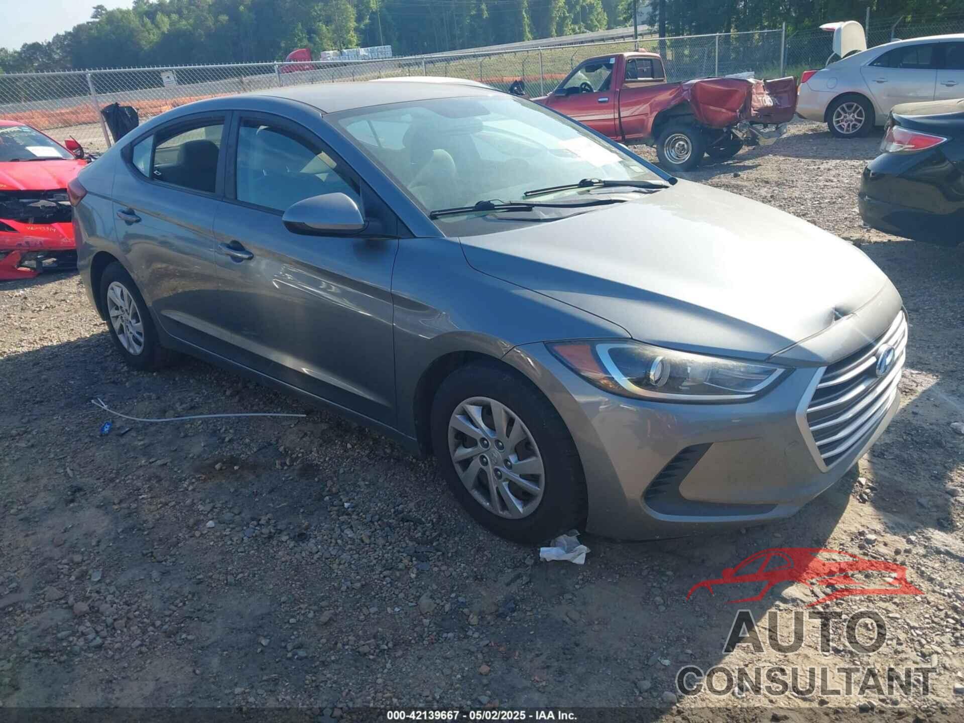 HYUNDAI ELANTRA 2017 - KMHD74LF9HU113966