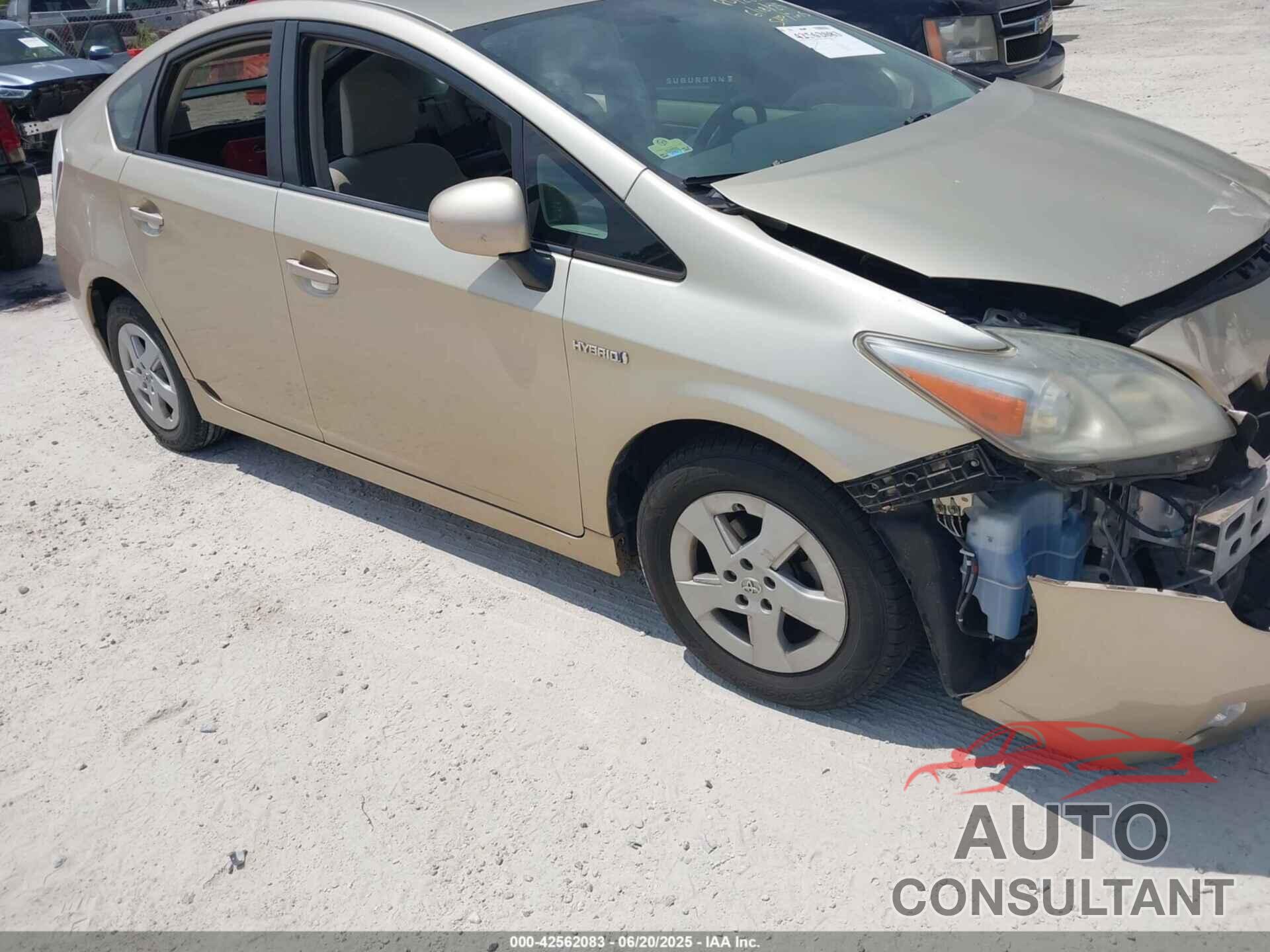 TOYOTA PRIUS 2011 - JTDKN3DU3B1383812