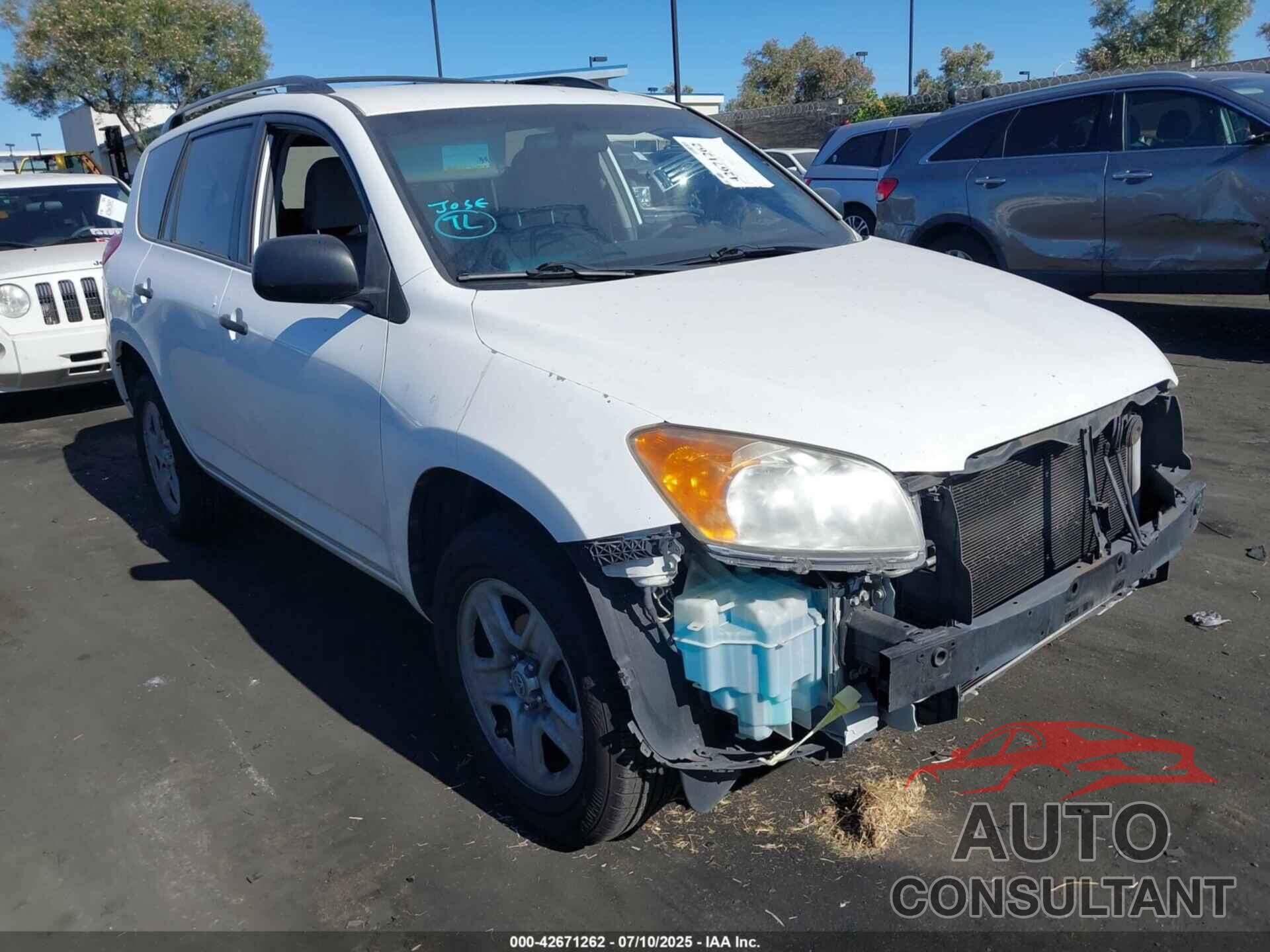 TOYOTA RAV4 2012 - 2T3ZF4DV3CW107515