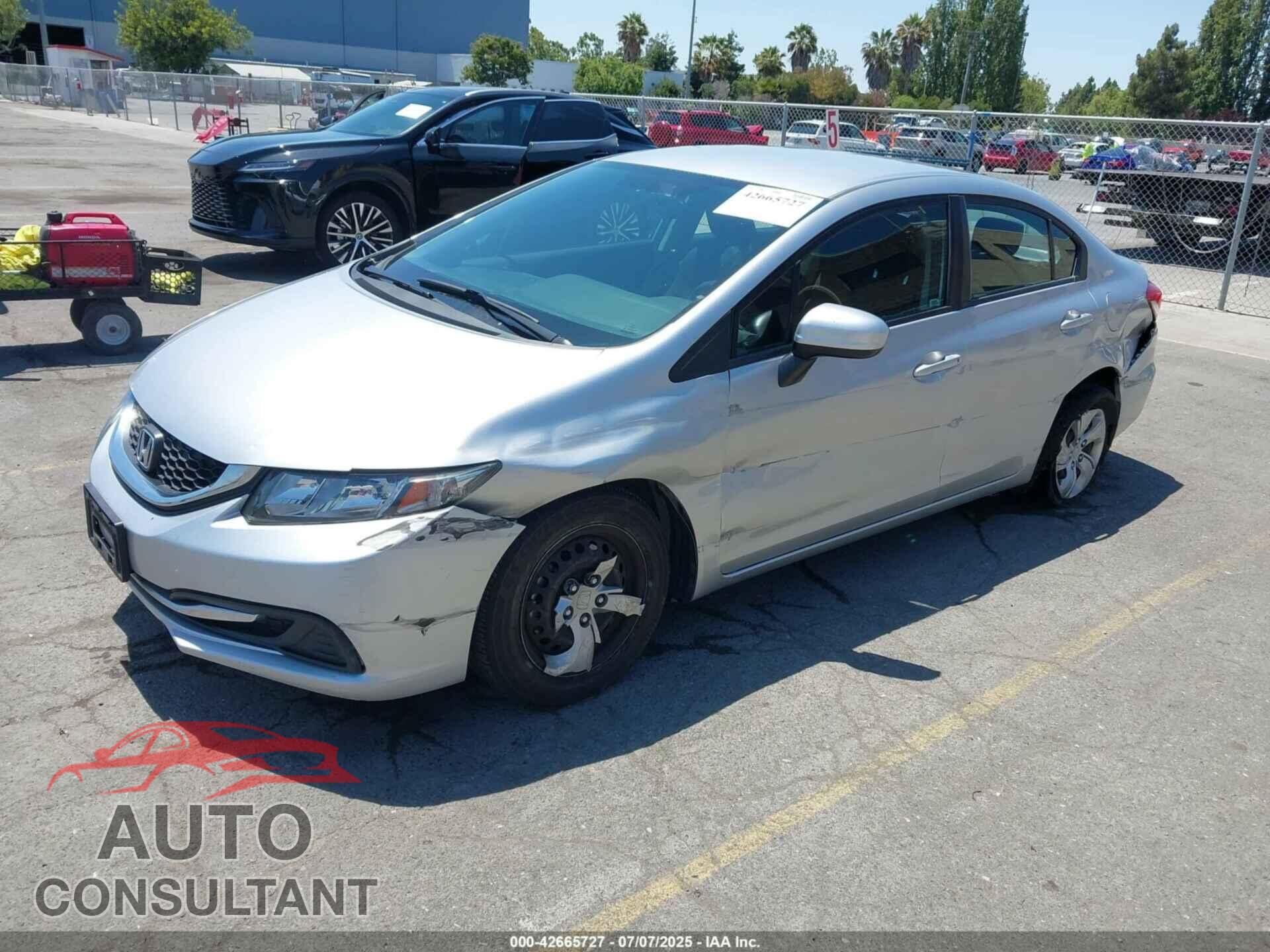 HONDA CIVIC 2014 - 19XFB2F56EE264146