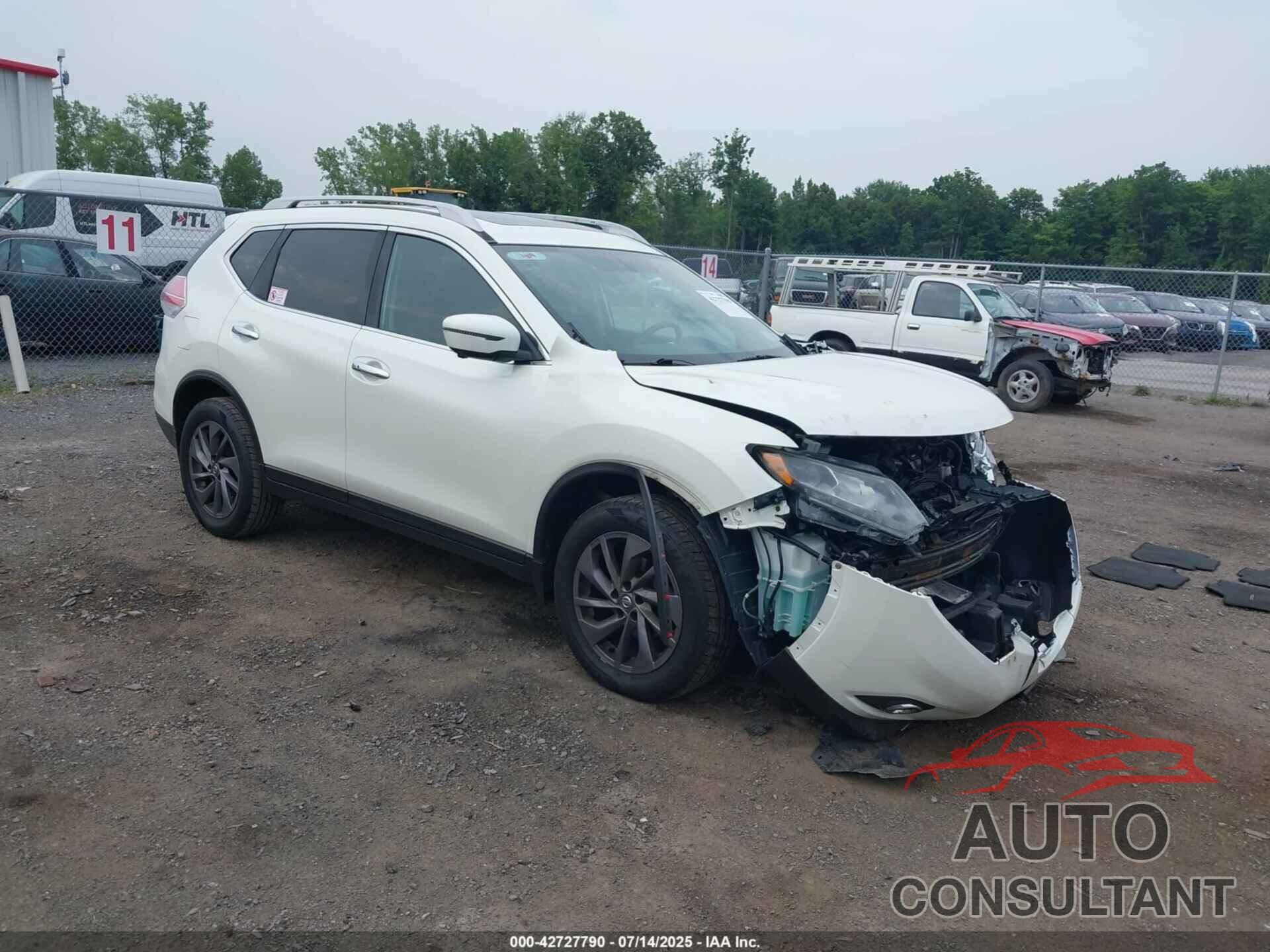 NISSAN ROGUE 2016 - 5N1AT2MVXGC849554