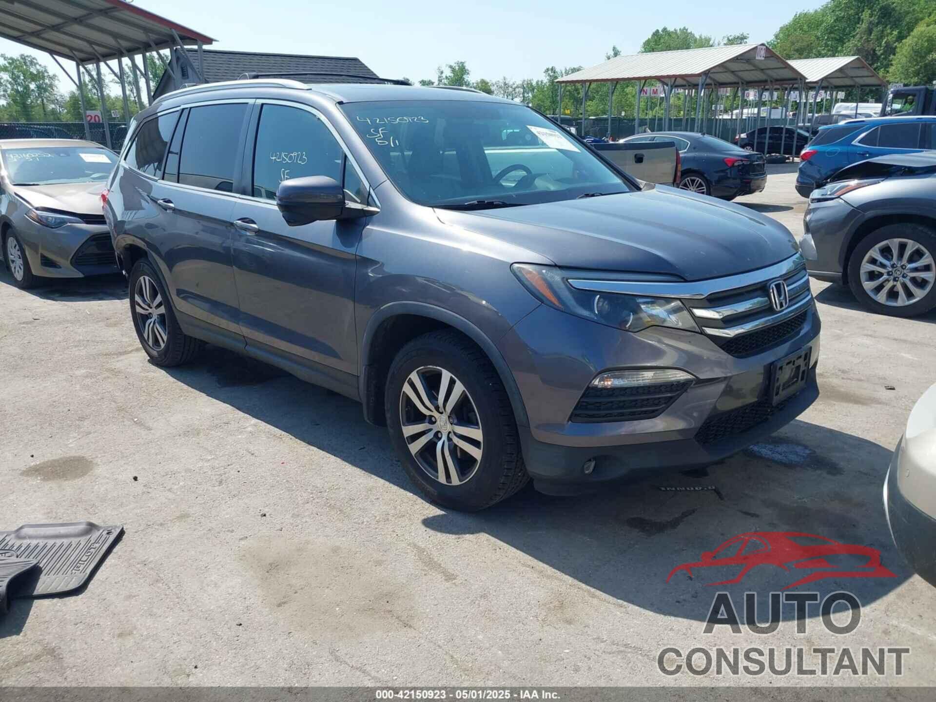 HONDA PILOT 2016 - 5FNYF6H54GB083139