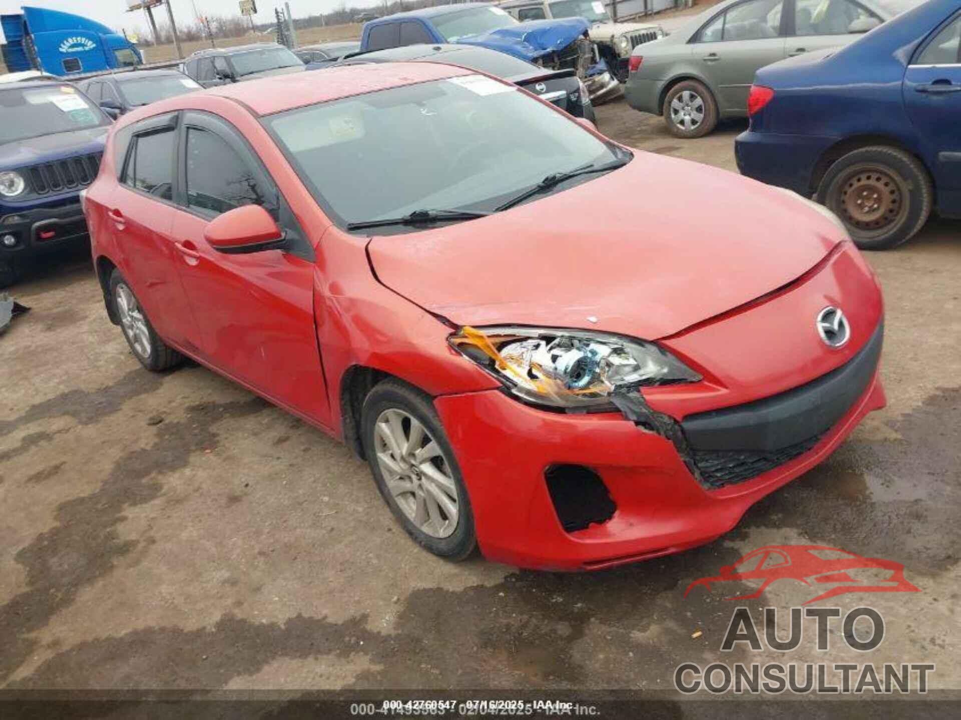 MAZDA MAZDA3 2013 - JM1BL1L77D1746511