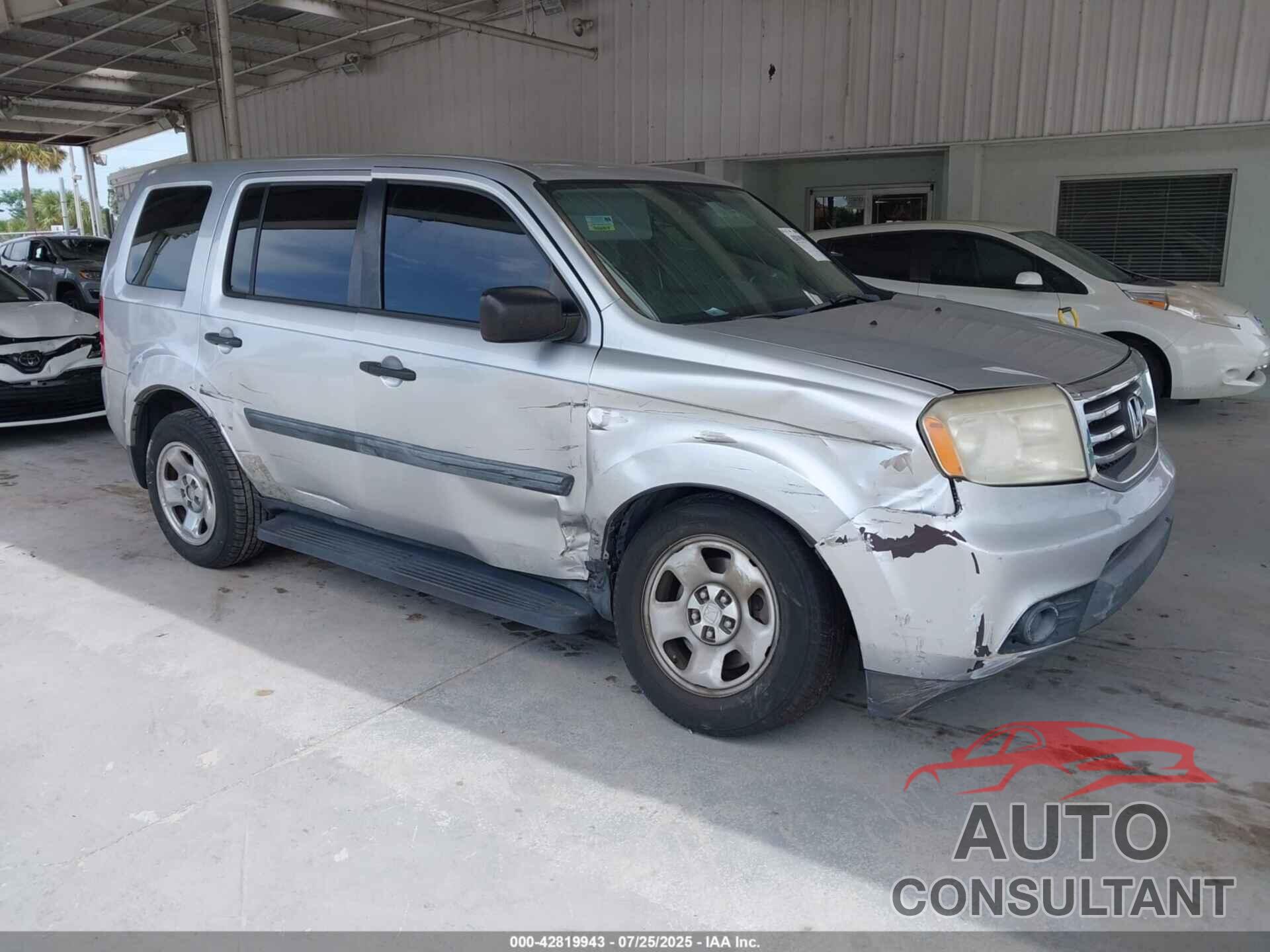 HONDA PILOT 2015 - 5FNYF3H26FB005786
