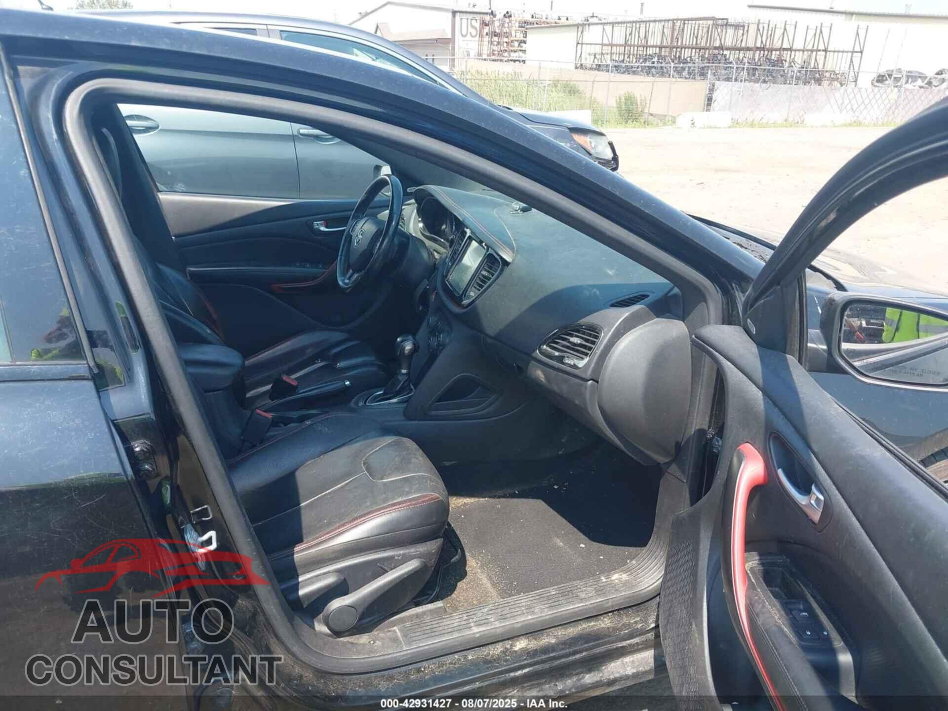 DODGE DART 2015 - 1C3CDFEB0FD378632