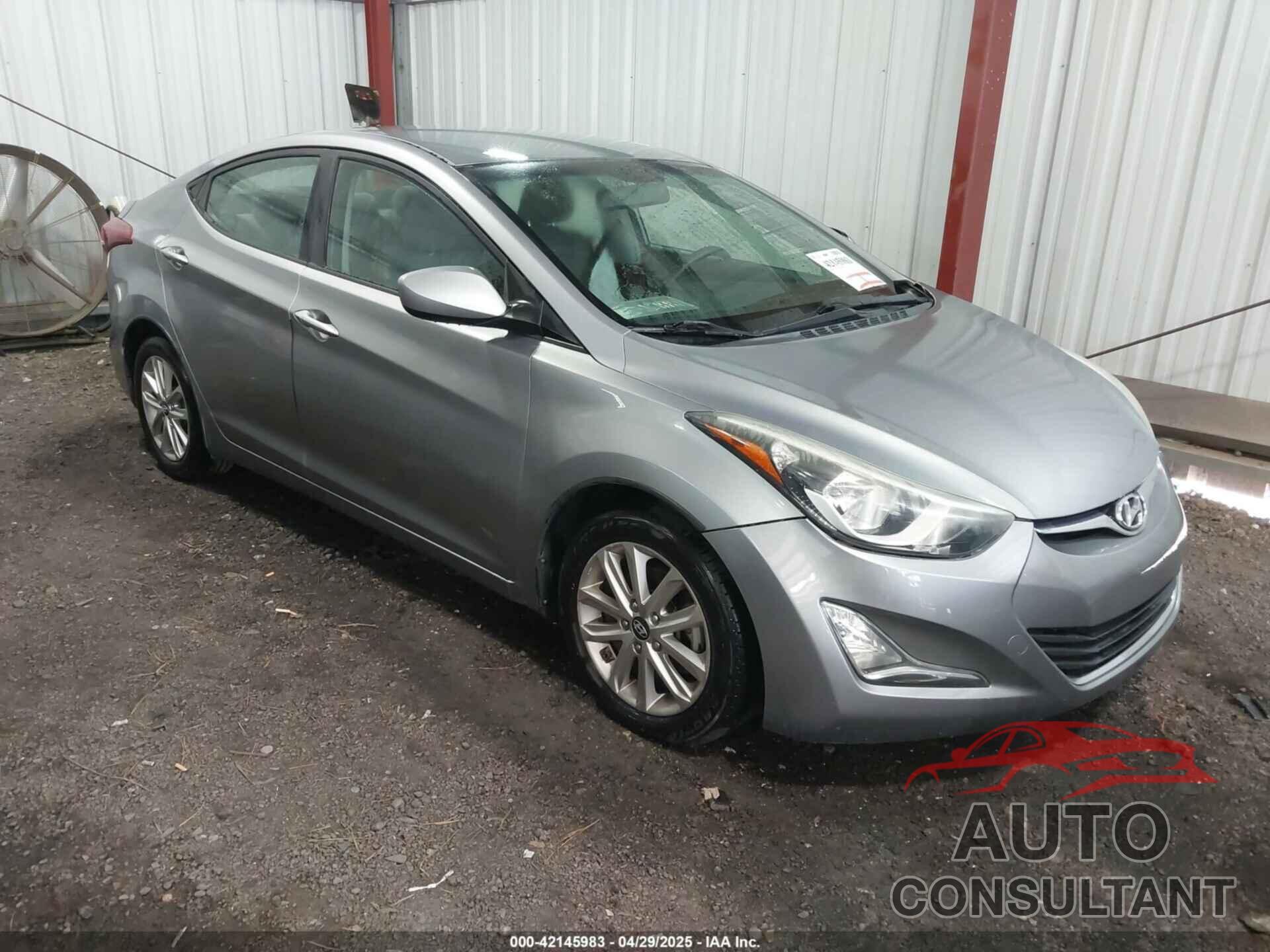 HYUNDAI ELANTRA 2014 - KMHDH4AE0EU114216