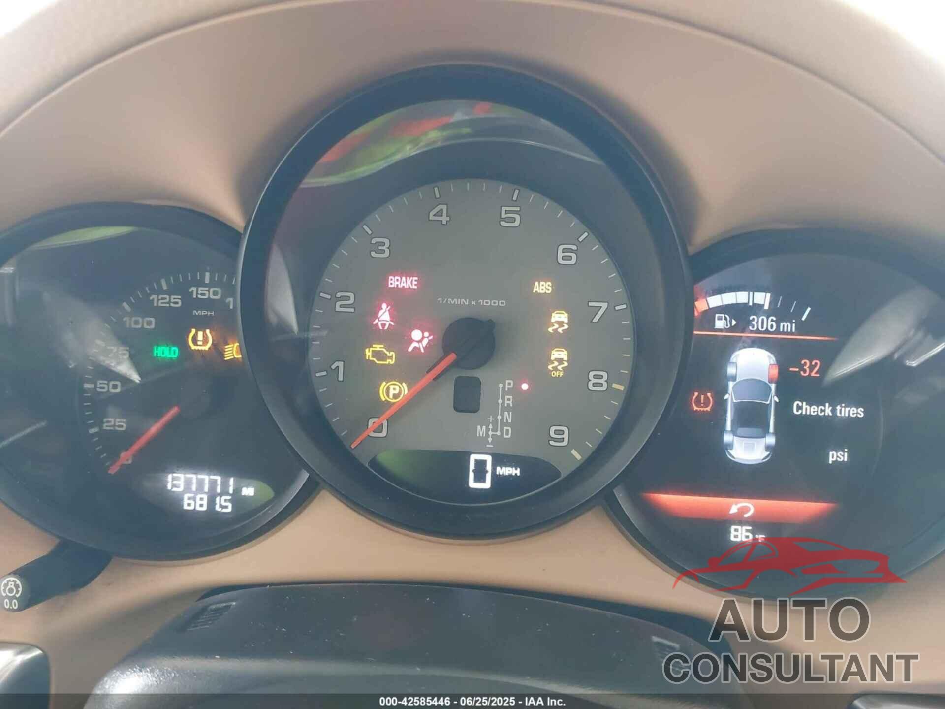 PORSCHE BOXSTER 2015 - WP0CB2A84FS140959