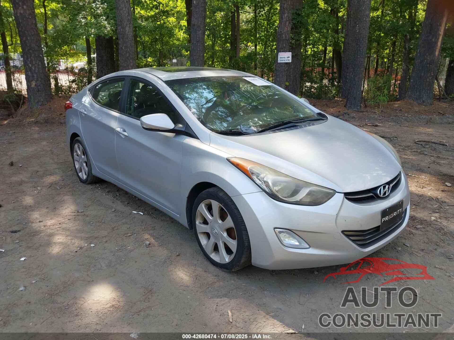 HYUNDAI ELANTRA 2012 - KMHDH4AE2CU274191