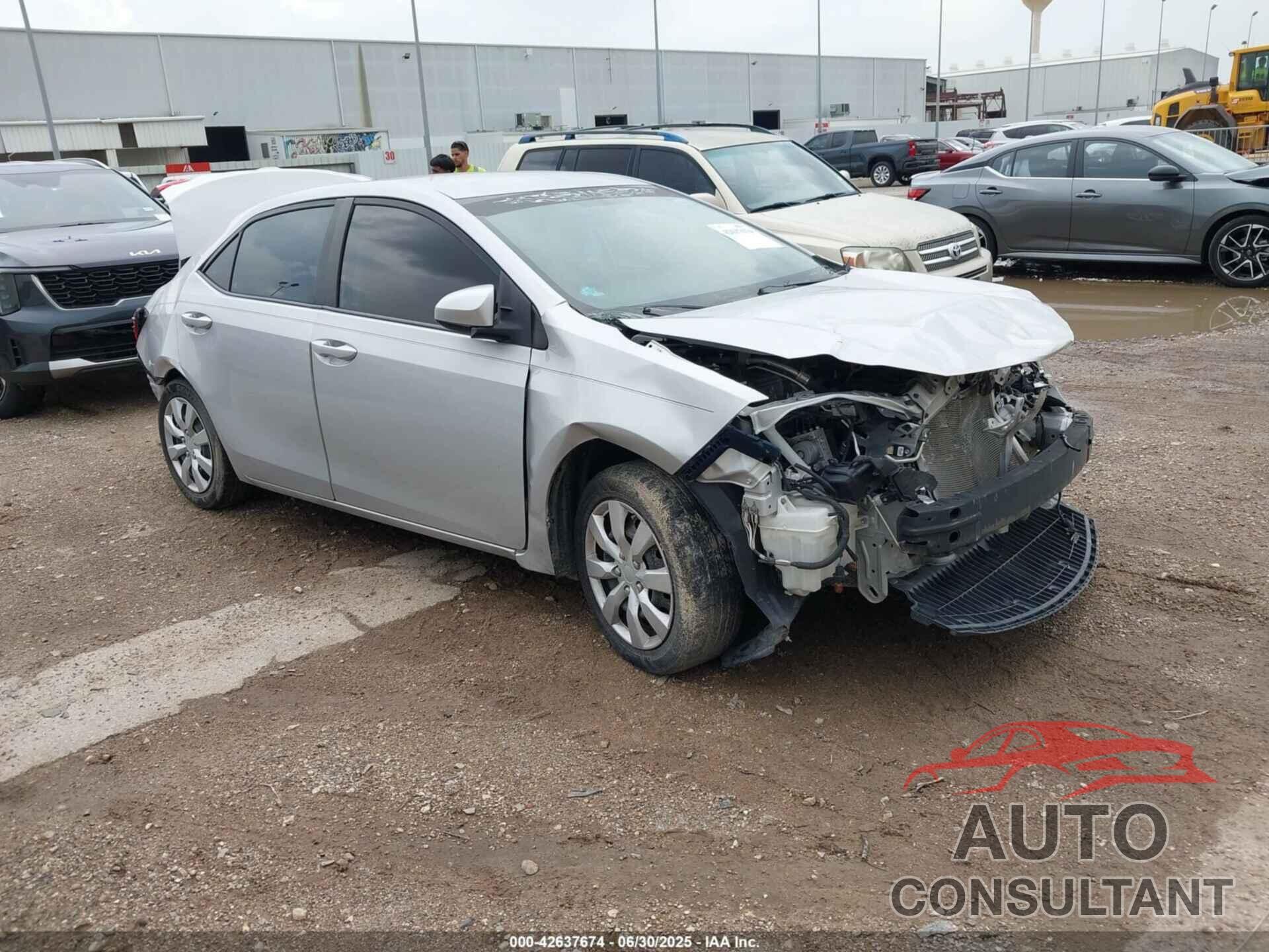 TOYOTA COROLLA 2016 - 2T1BURHE1GC523089