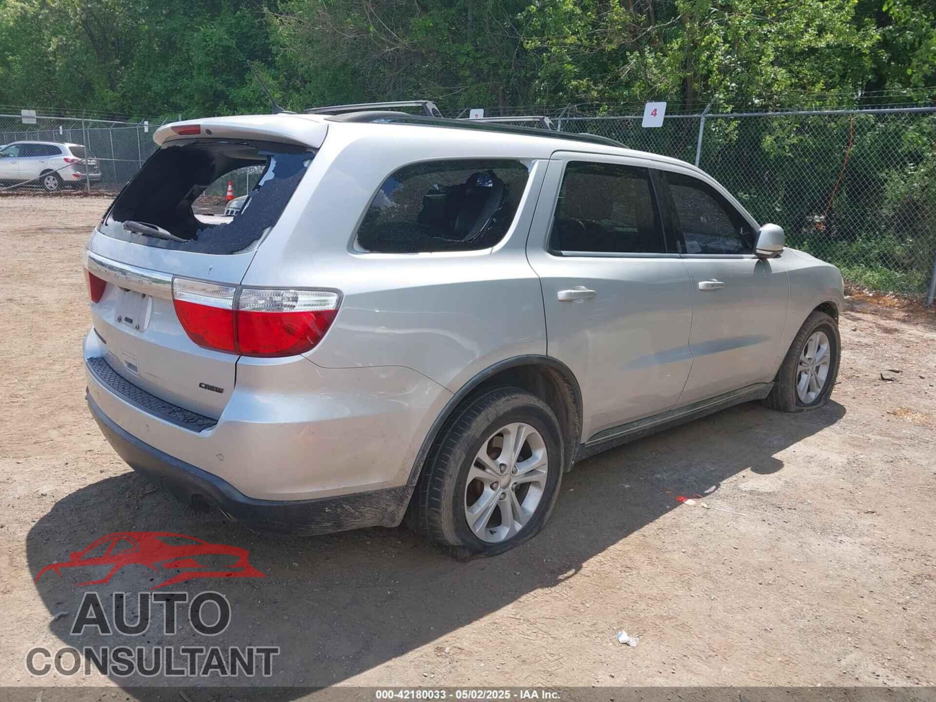 DODGE DURANGO 2012 - 1C4RDHDG4CC110523