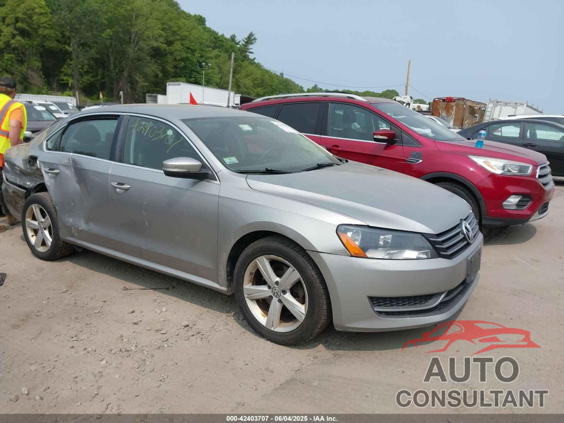 VOLKSWAGEN PASSAT 2013 - 1VWBH7A36DC033508